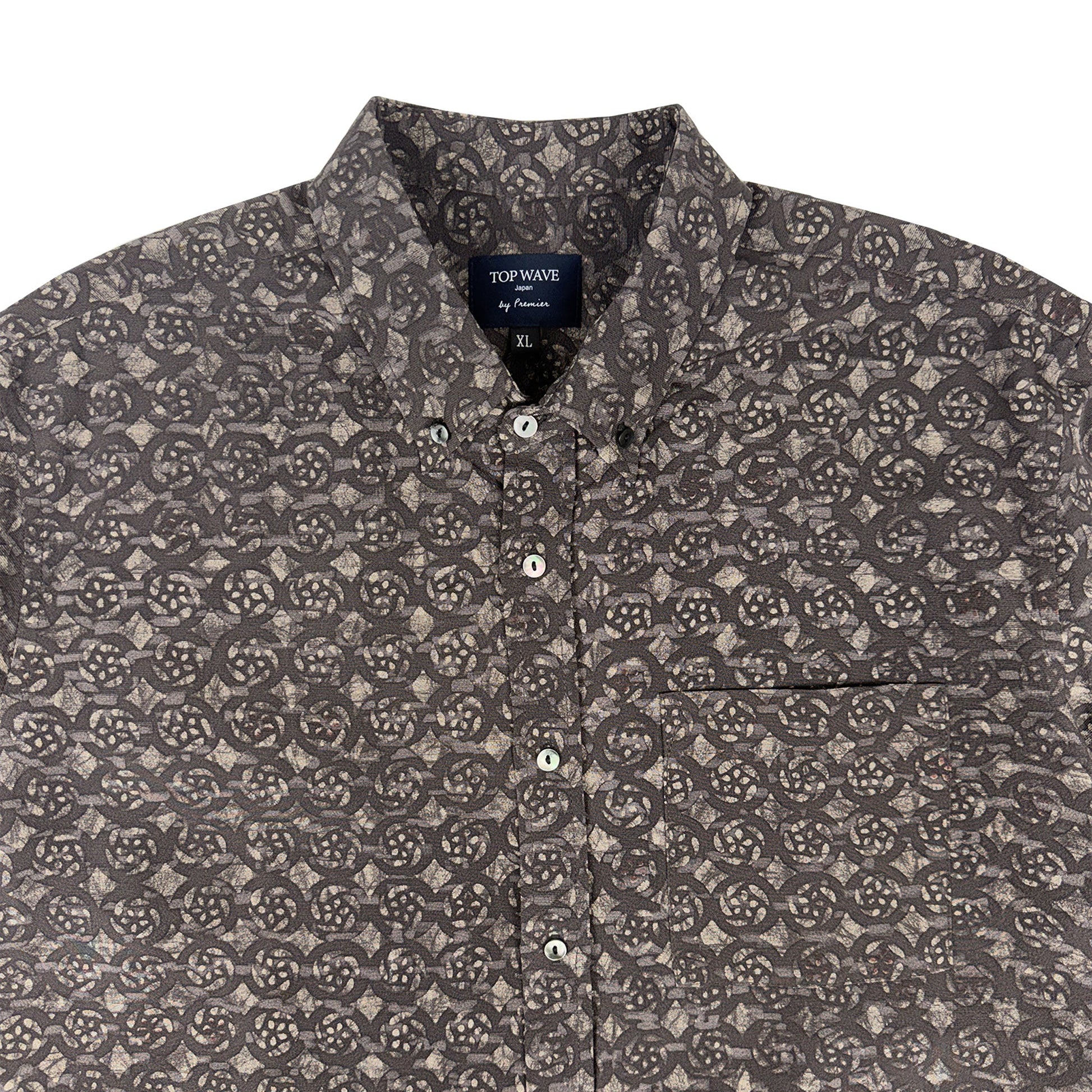 着物長袖シャツ メンズ XL LSVN-XL24-2