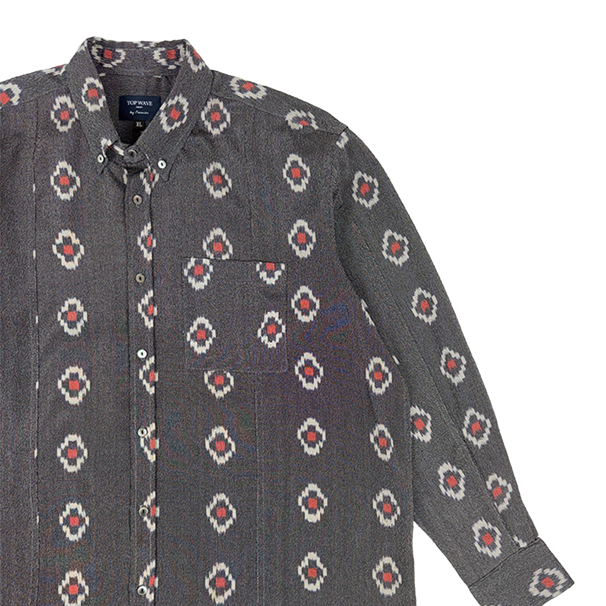 着物長袖シャツ メンズ XL LSVN-XL26-zoom-4