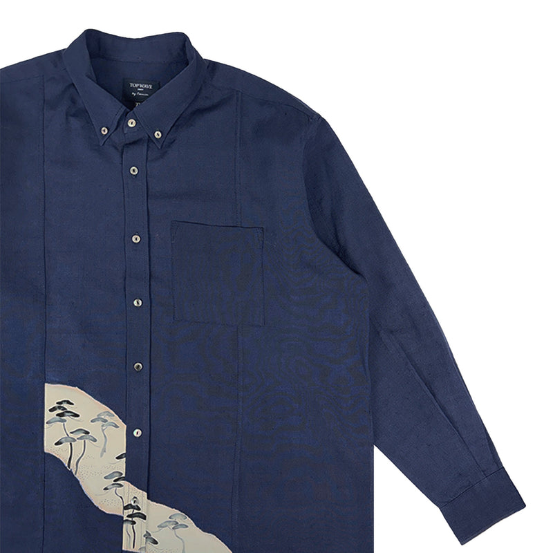 着物長袖シャツ メンズ XL LSVN-XL27-zoom-