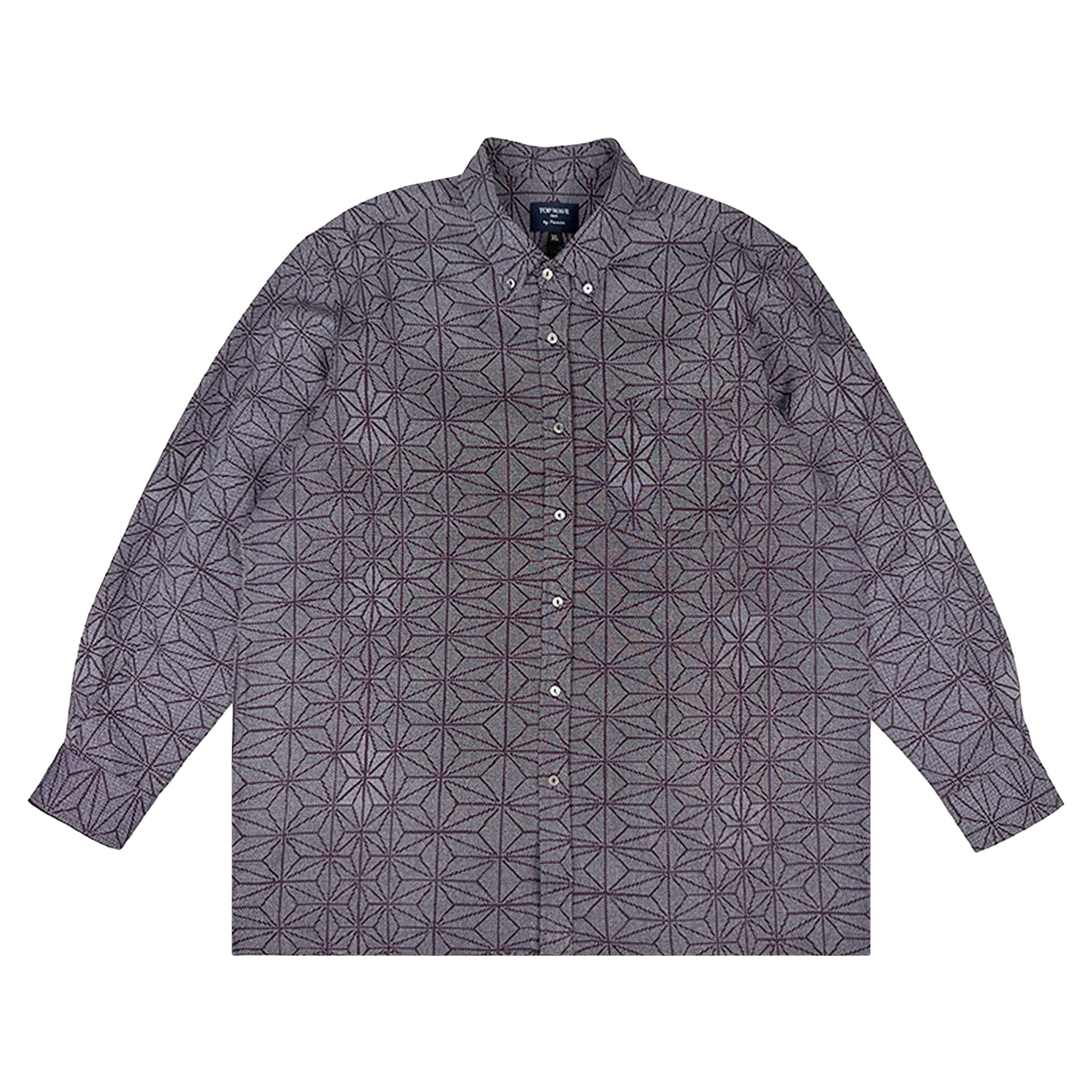 着物長袖シャツ メンズ XL LSVN-XL30