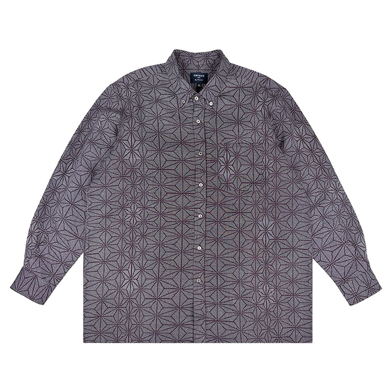 着物長袖シャツ メンズ XL LSVN-XL30-zoom-