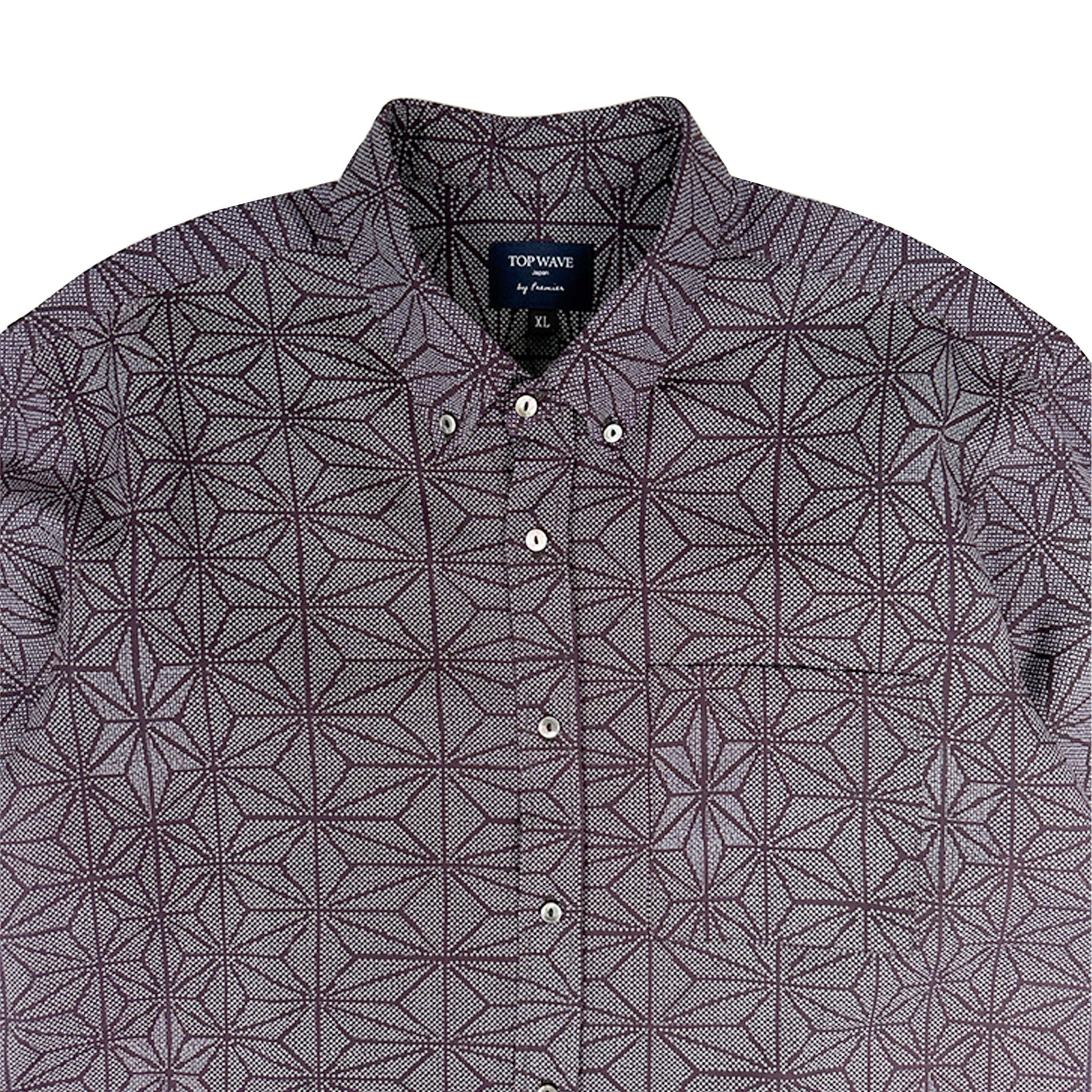 着物長袖シャツ メンズ XL LSVN-XL30-3