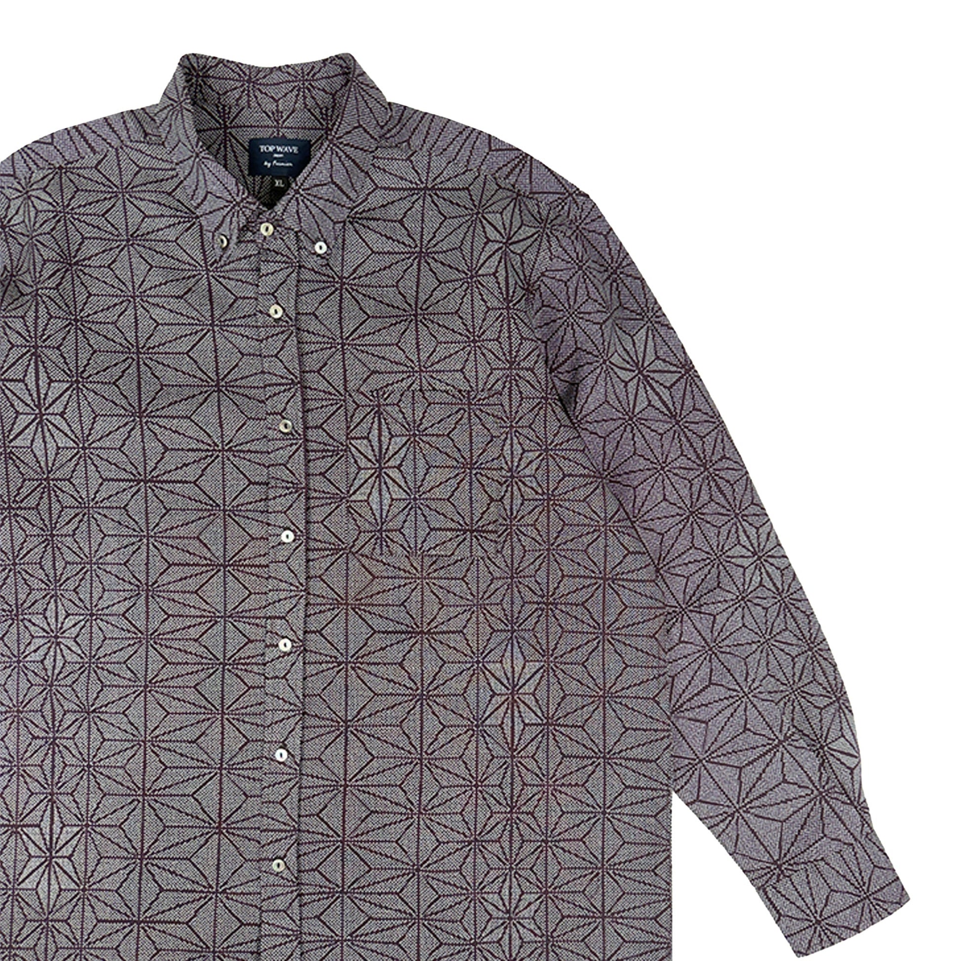 着物長袖シャツ メンズ XL LSVN-XL30-4