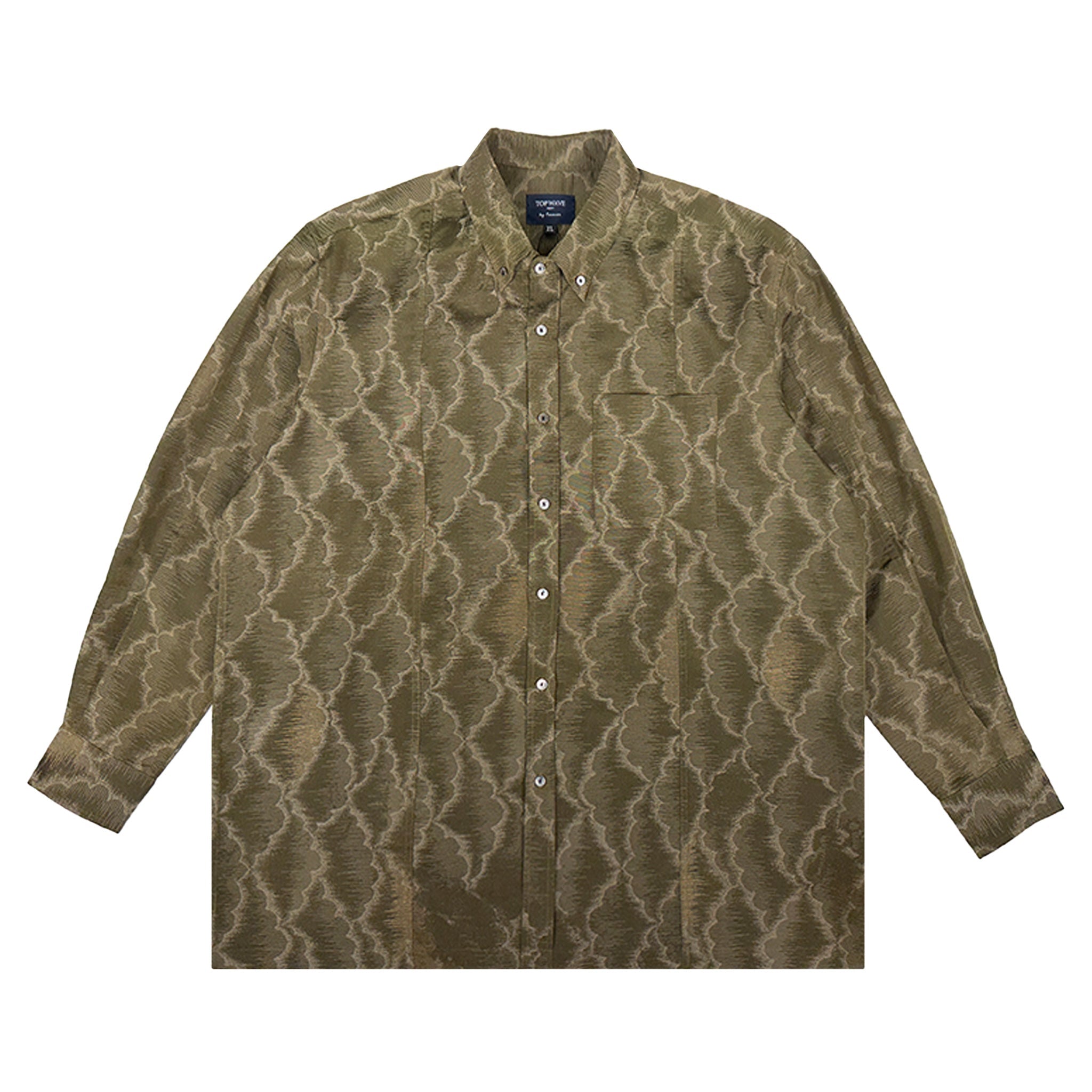 着物長袖シャツ メンズ XL LSVN-XL31