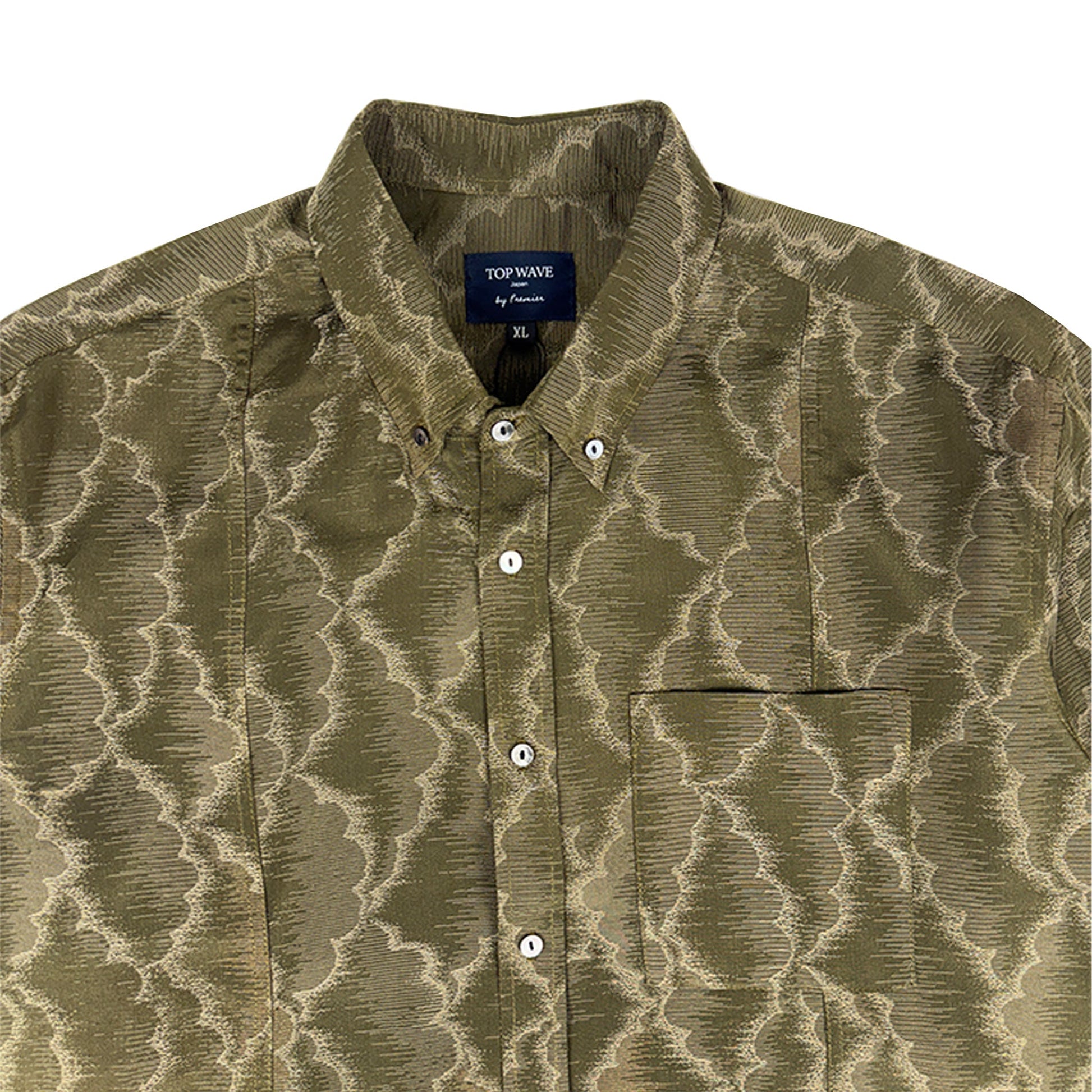 着物長袖シャツ メンズ XL LSVN-XL31-3