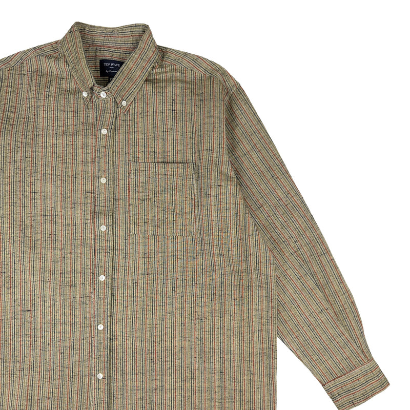 着物長袖シャツ メンズ XL LSVN-XL34-zoom-