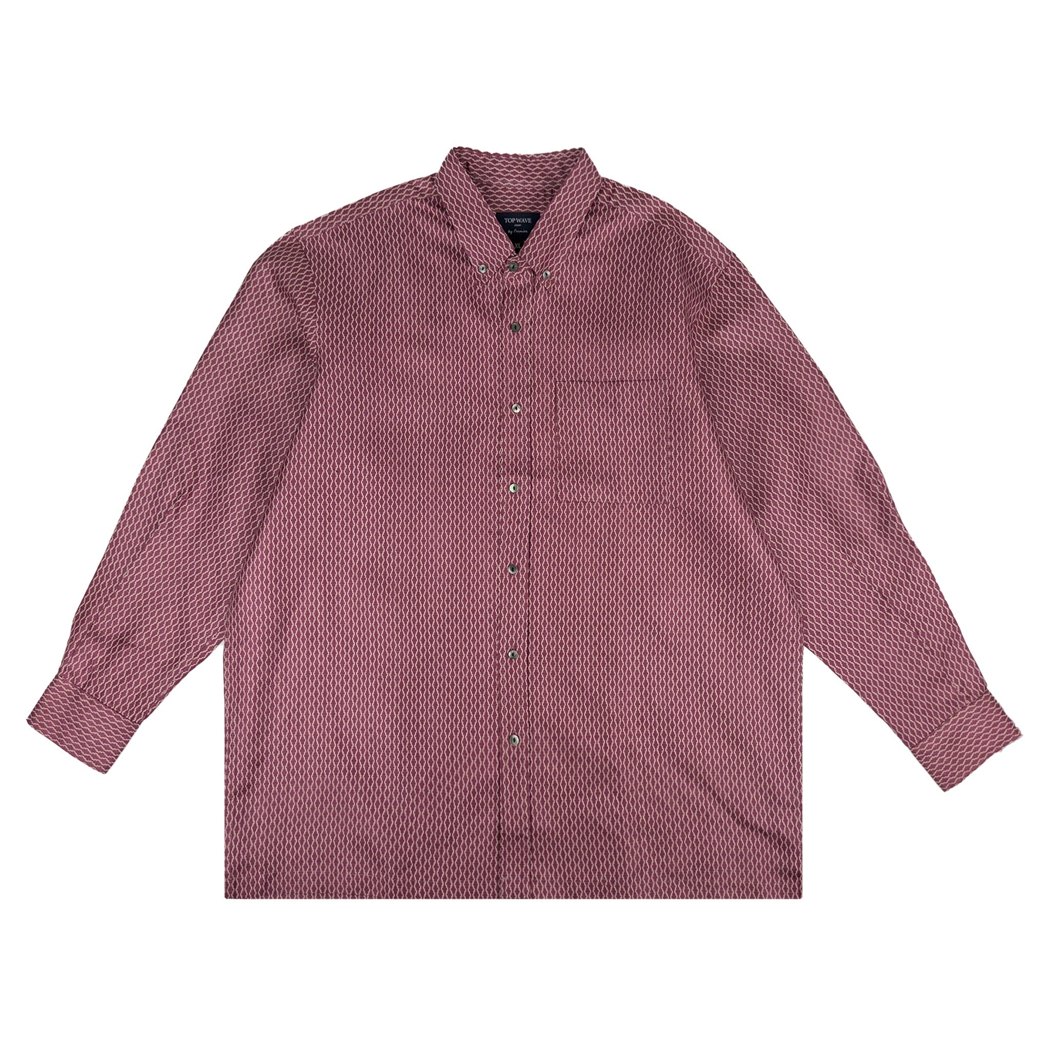 着物長袖シャツ メンズ XL LSVN-XL35