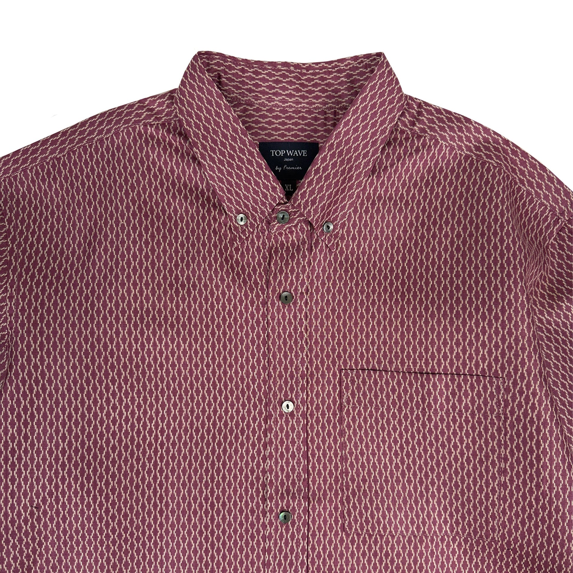 着物長袖シャツ メンズ XL LSVN-XL35-3