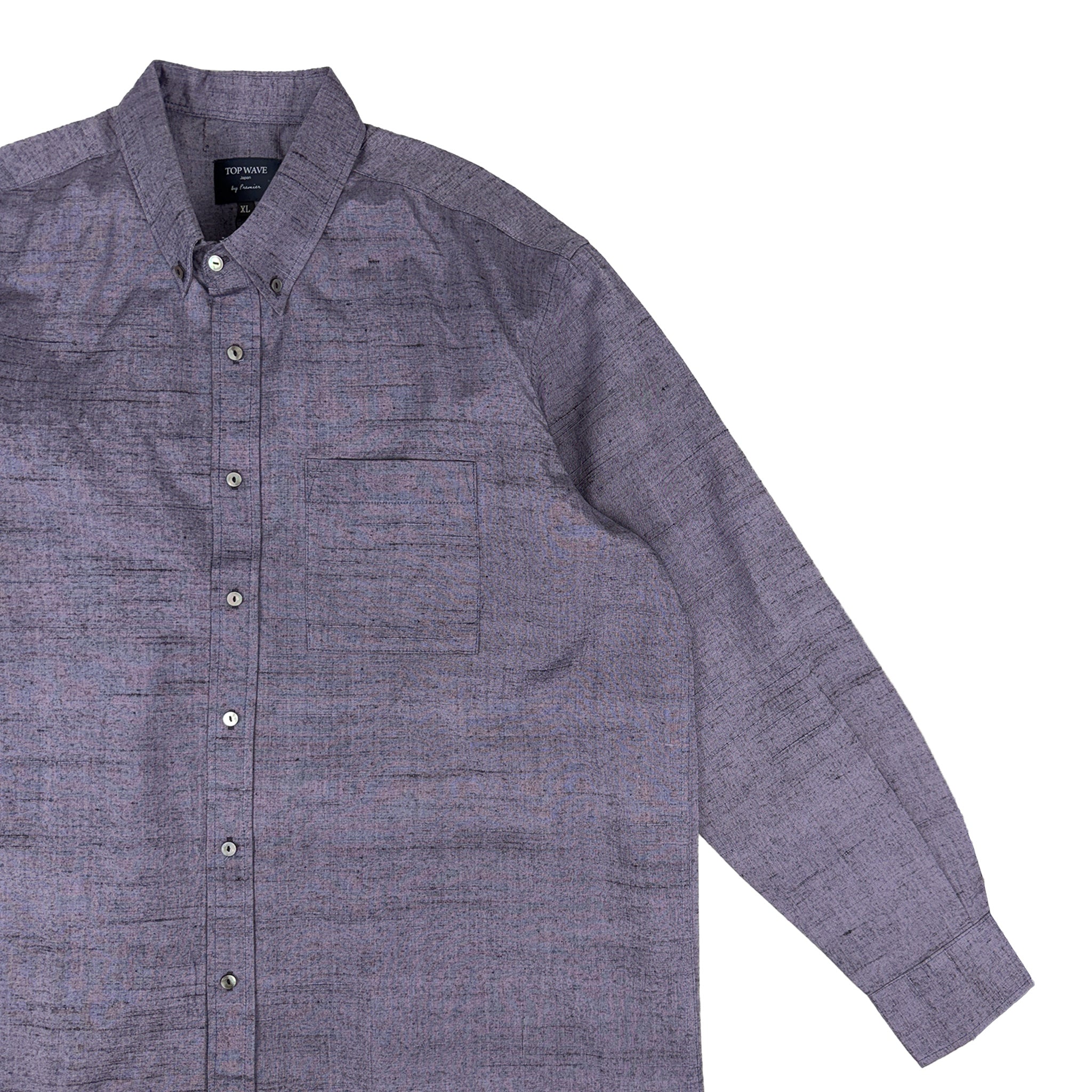 着物長袖シャツ メンズ XL LSVN-XL36-zoom-4