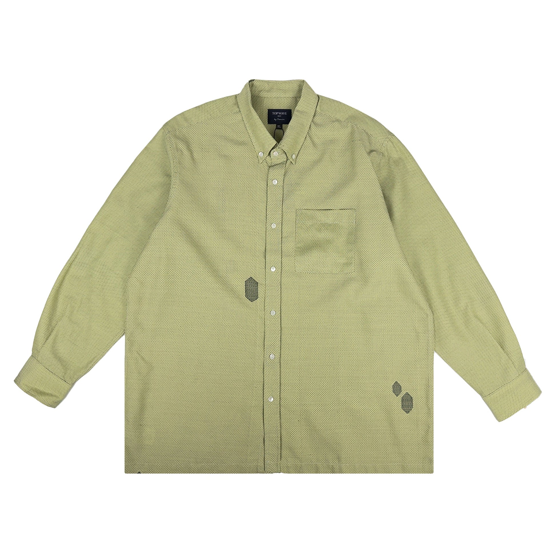 着物長袖シャツ メンズ XL LSVN-XL37-1