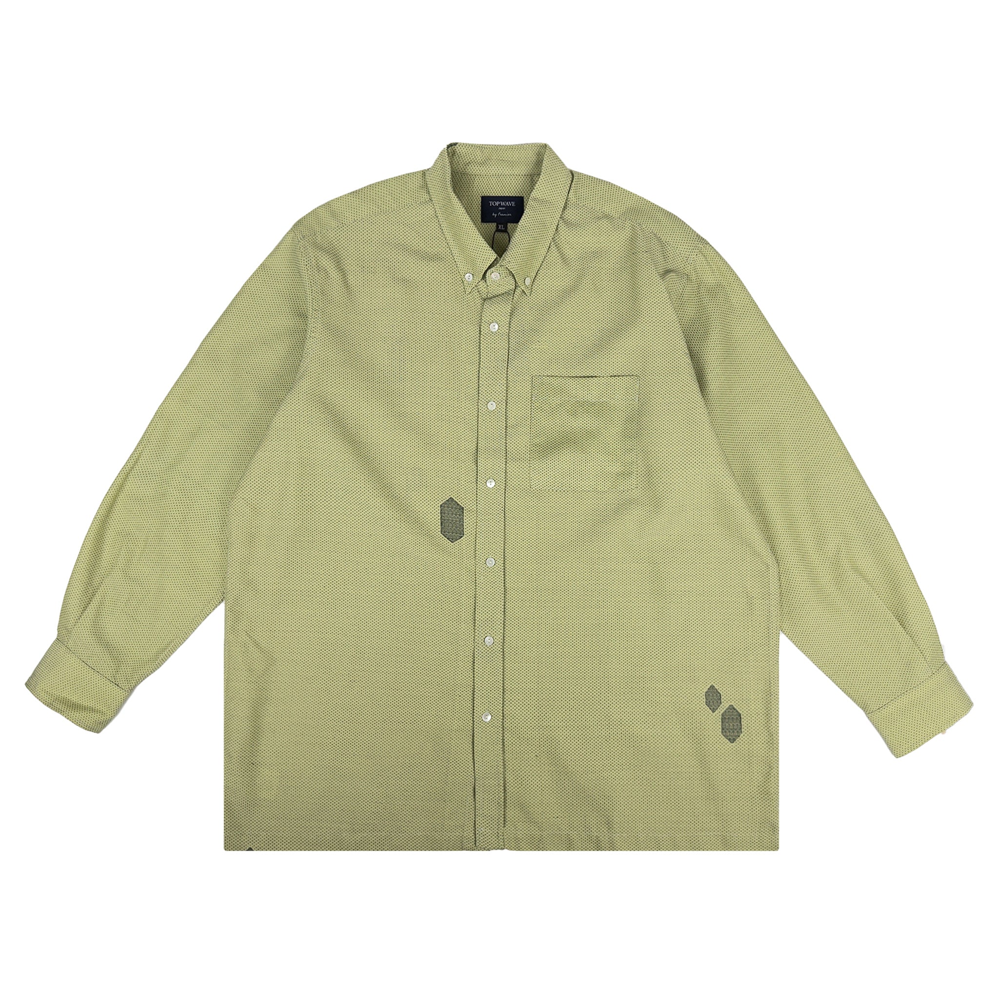 着物長袖シャツ メンズ XL LSVN-XL37