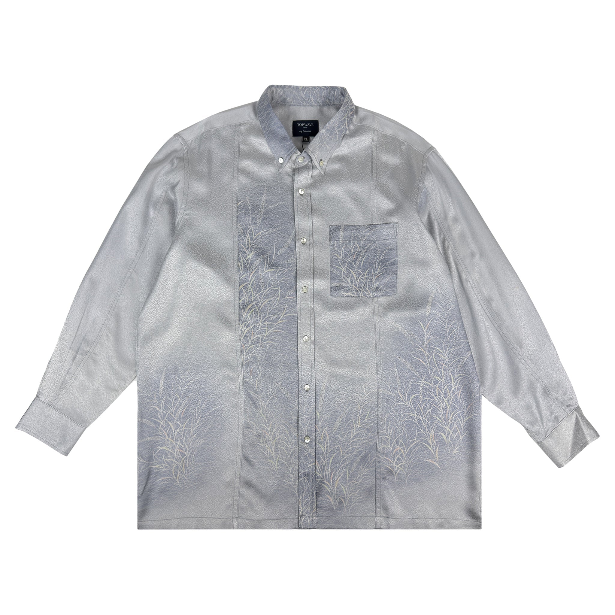 着物長袖シャツ メンズ XL LSVN-XL39