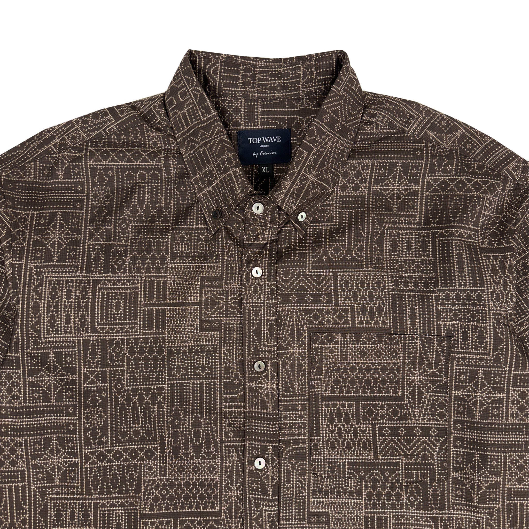 着物長袖シャツ メンズ XL LSVN-XL40-zoom-3