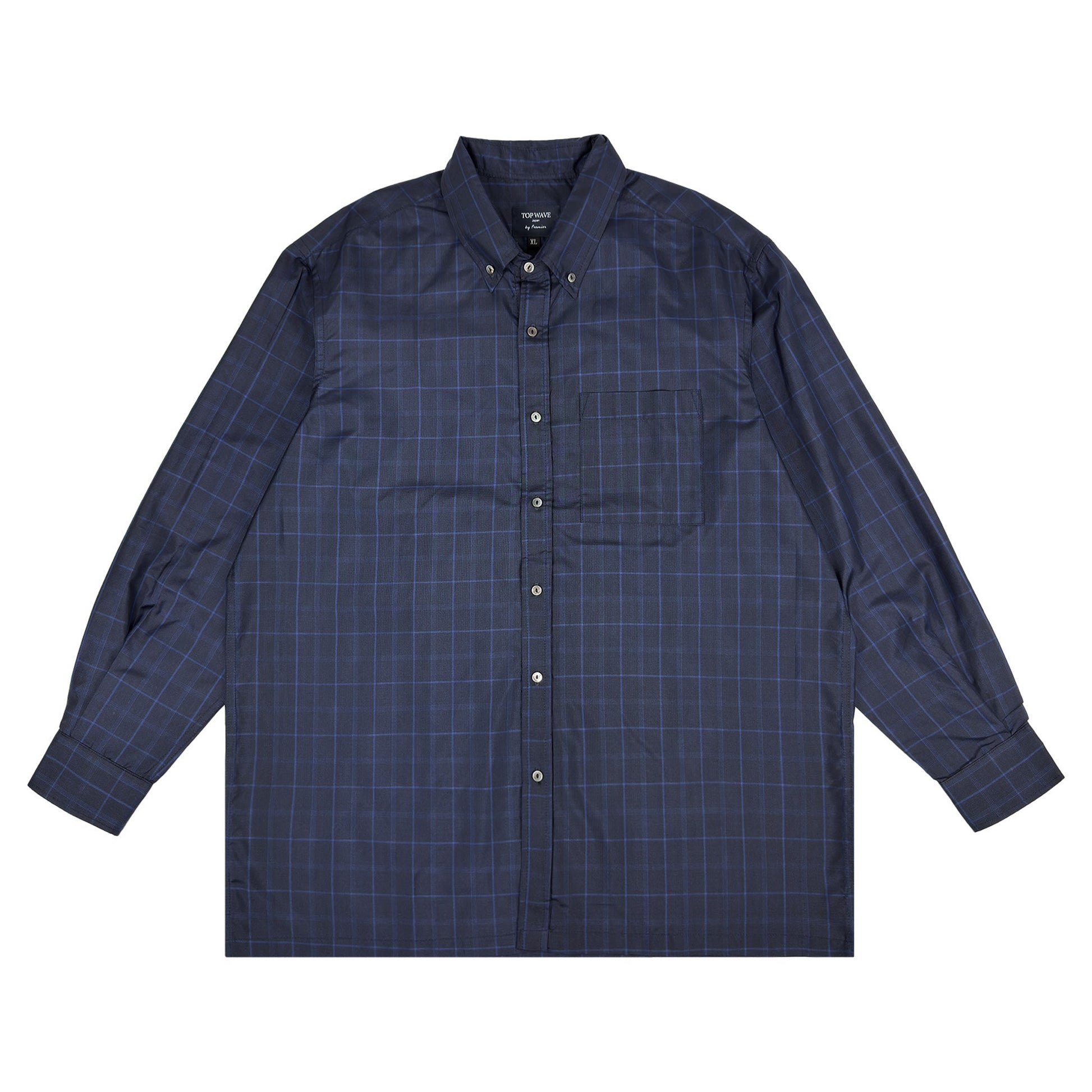 着物長袖シャツ メンズ XL LSVN-XL41-1