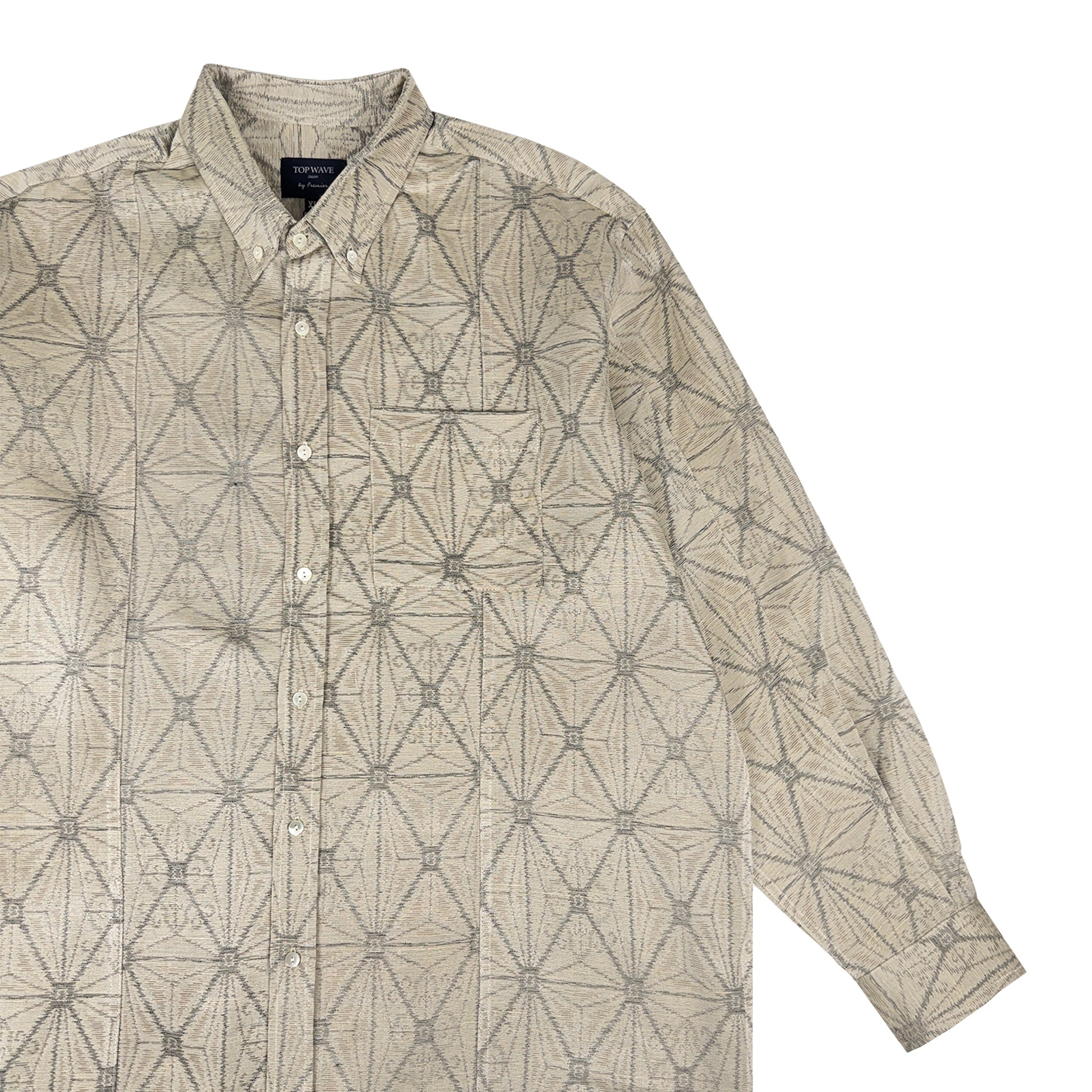 着物長袖シャツ メンズ XL LSVN-XL43-zoom-4