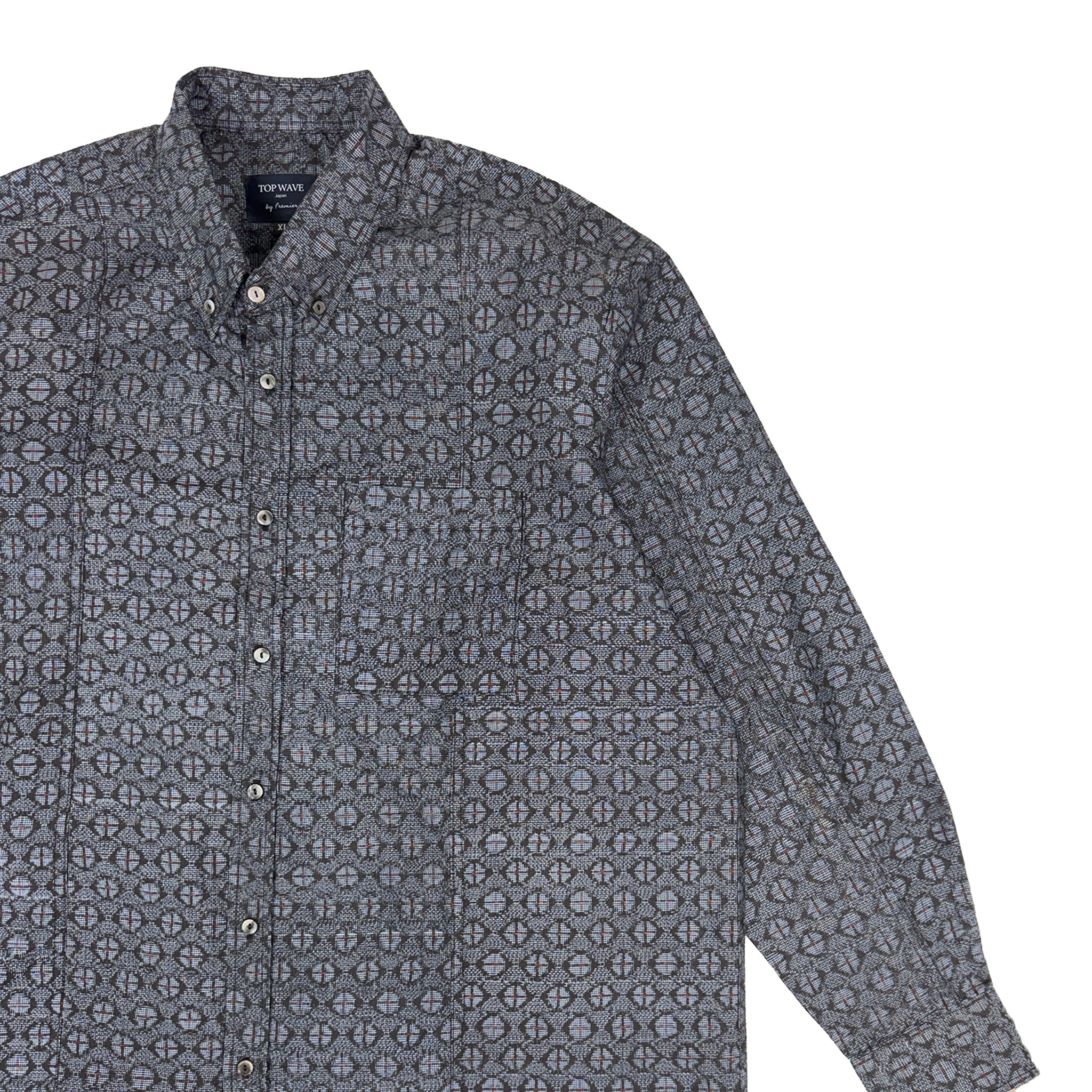 着物長袖シャツ メンズ XL LSVN-XL45-zoom-4