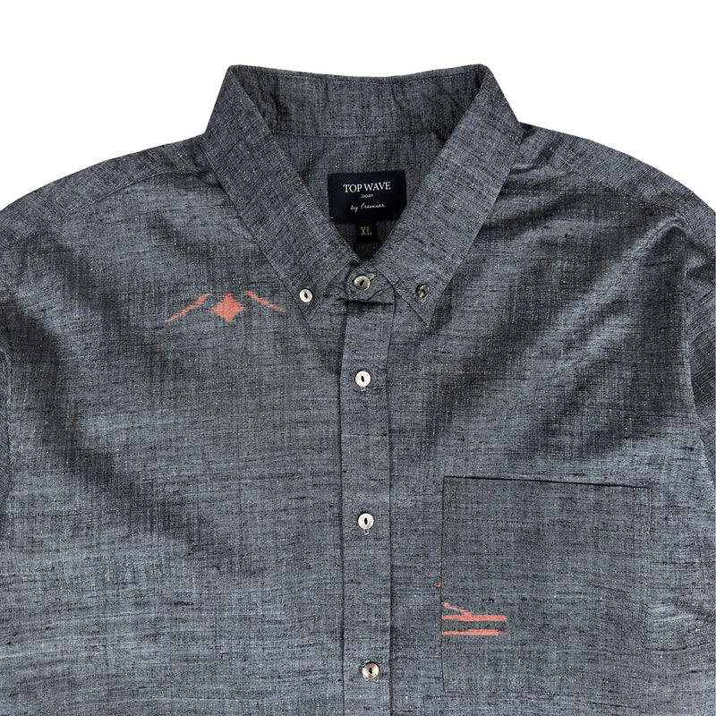 着物長袖シャツ メンズ XL LSVN-XL46-zoom-