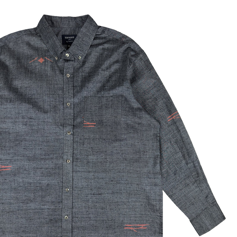 着物長袖シャツ メンズ XL LSVN-XL46-zoom-