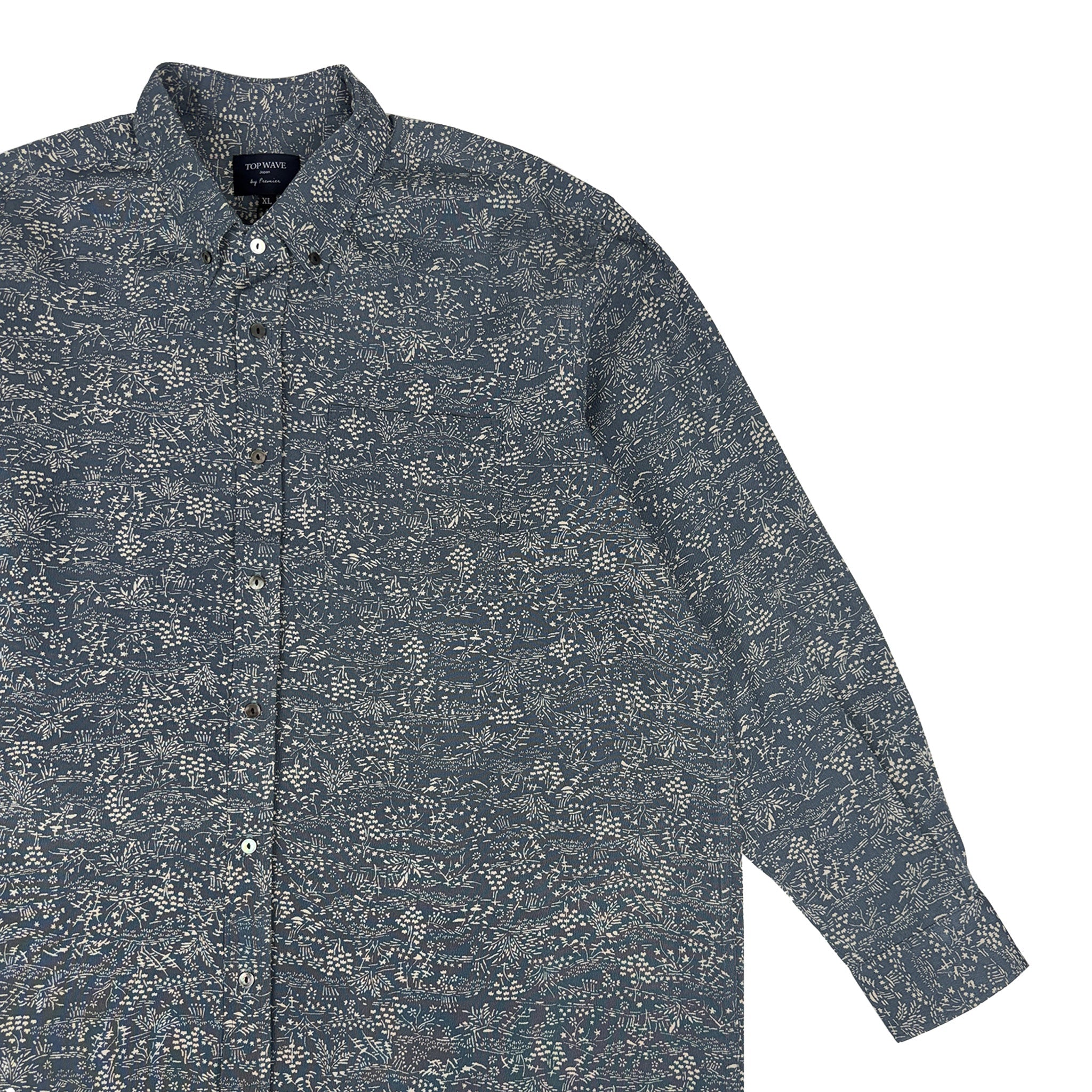 着物長袖シャツ メンズ XL LSVN-XL48-zoom-4