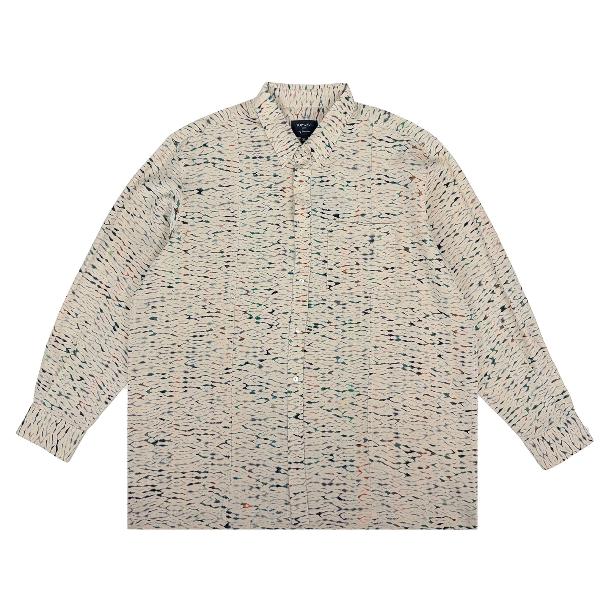 着物長袖シャツ メンズ XL LSVN-XL49-zoom-1