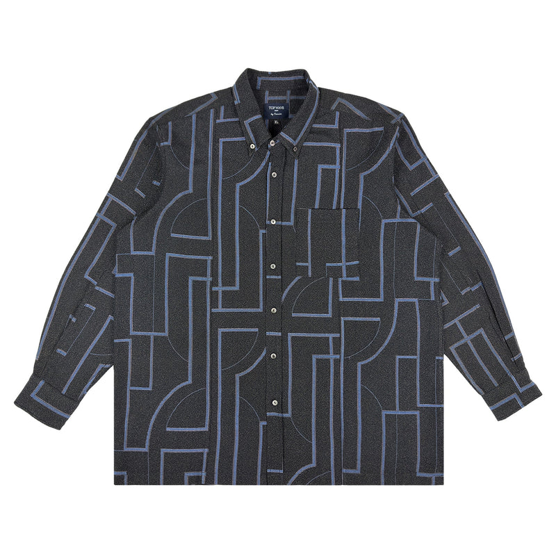 着物長袖シャツ メンズ XL LSVN-XL50-zoom-