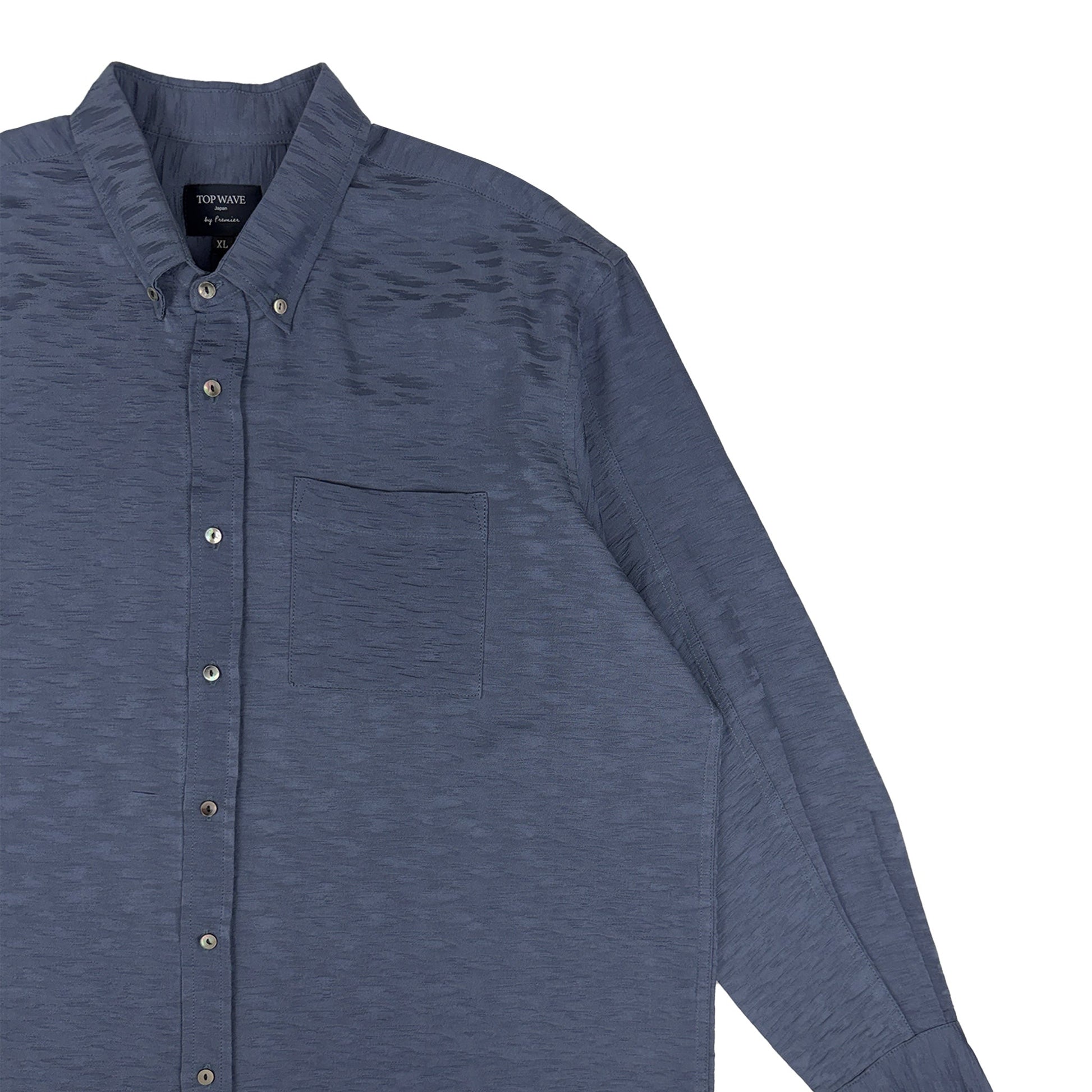 着物長袖シャツ メンズ XL LSVN-XL52-4