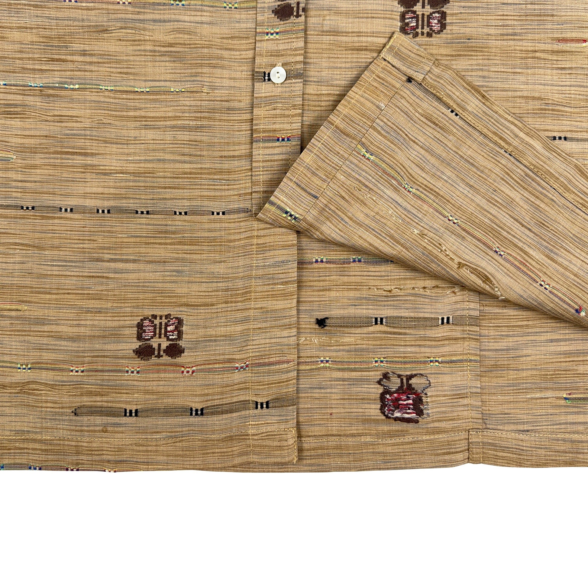 着物長袖シャツ メンズ XL LSVN-XL53-5