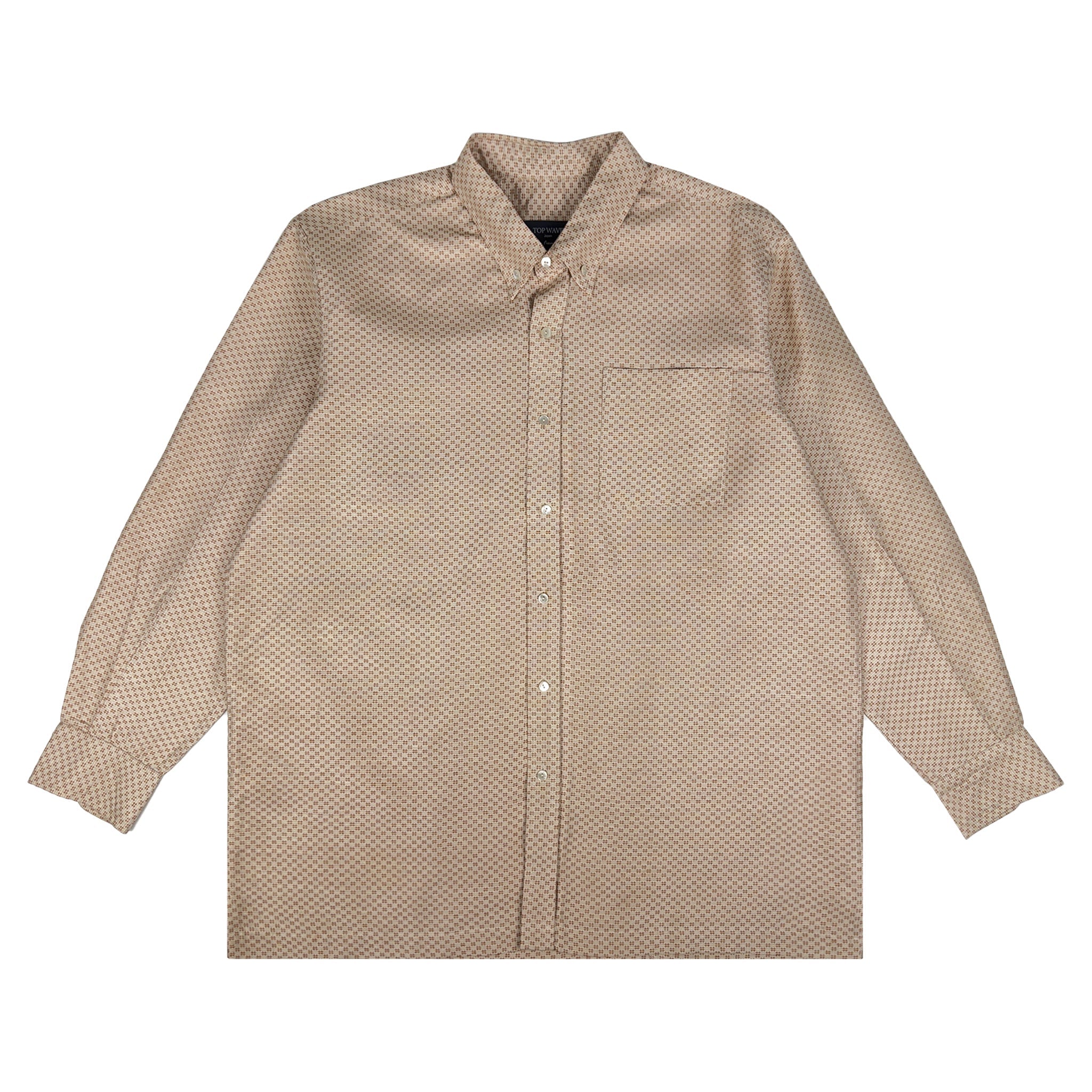 着物長袖シャツ メンズ XL LSVN-XL55