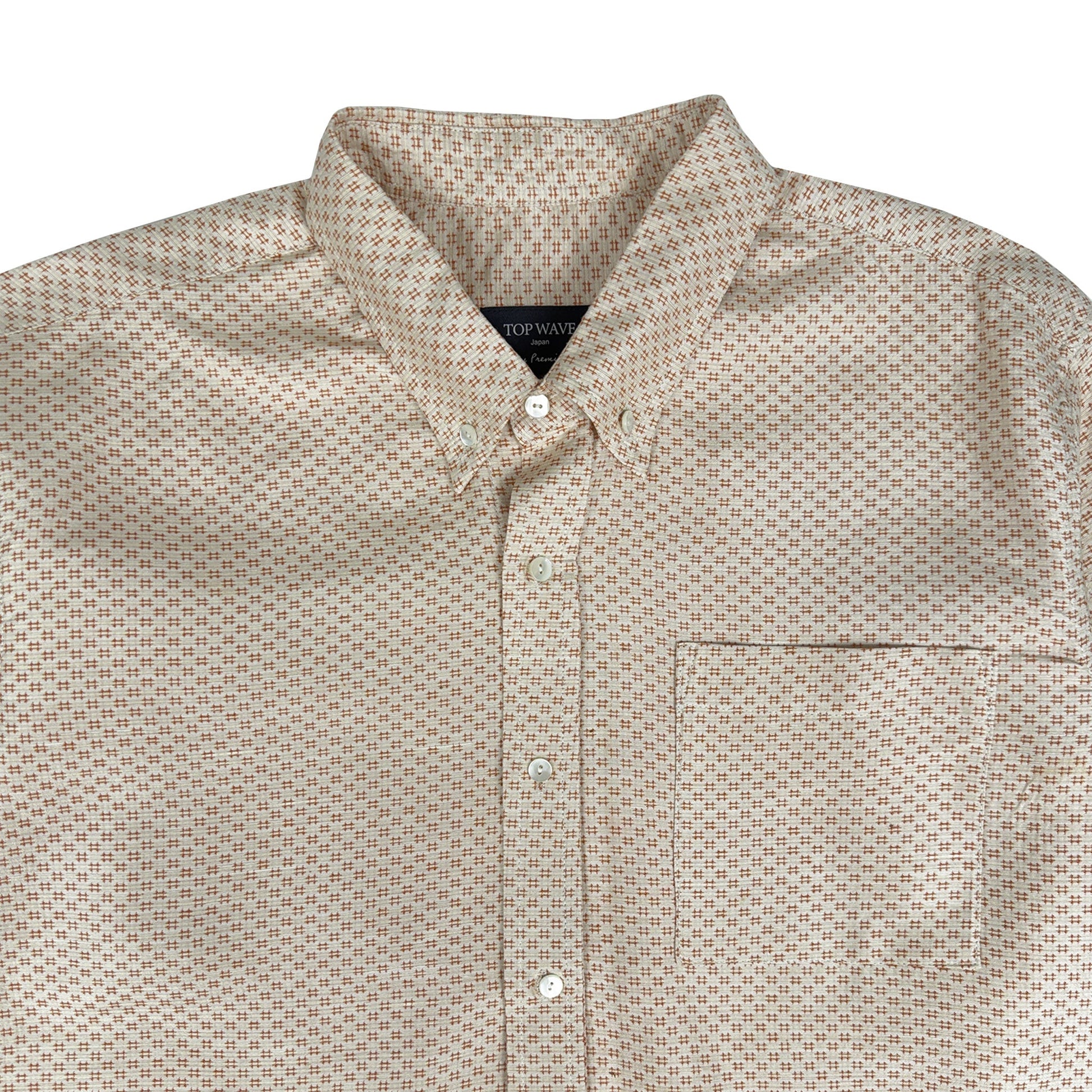 着物長袖シャツ メンズ XL LSVN-XL55-3