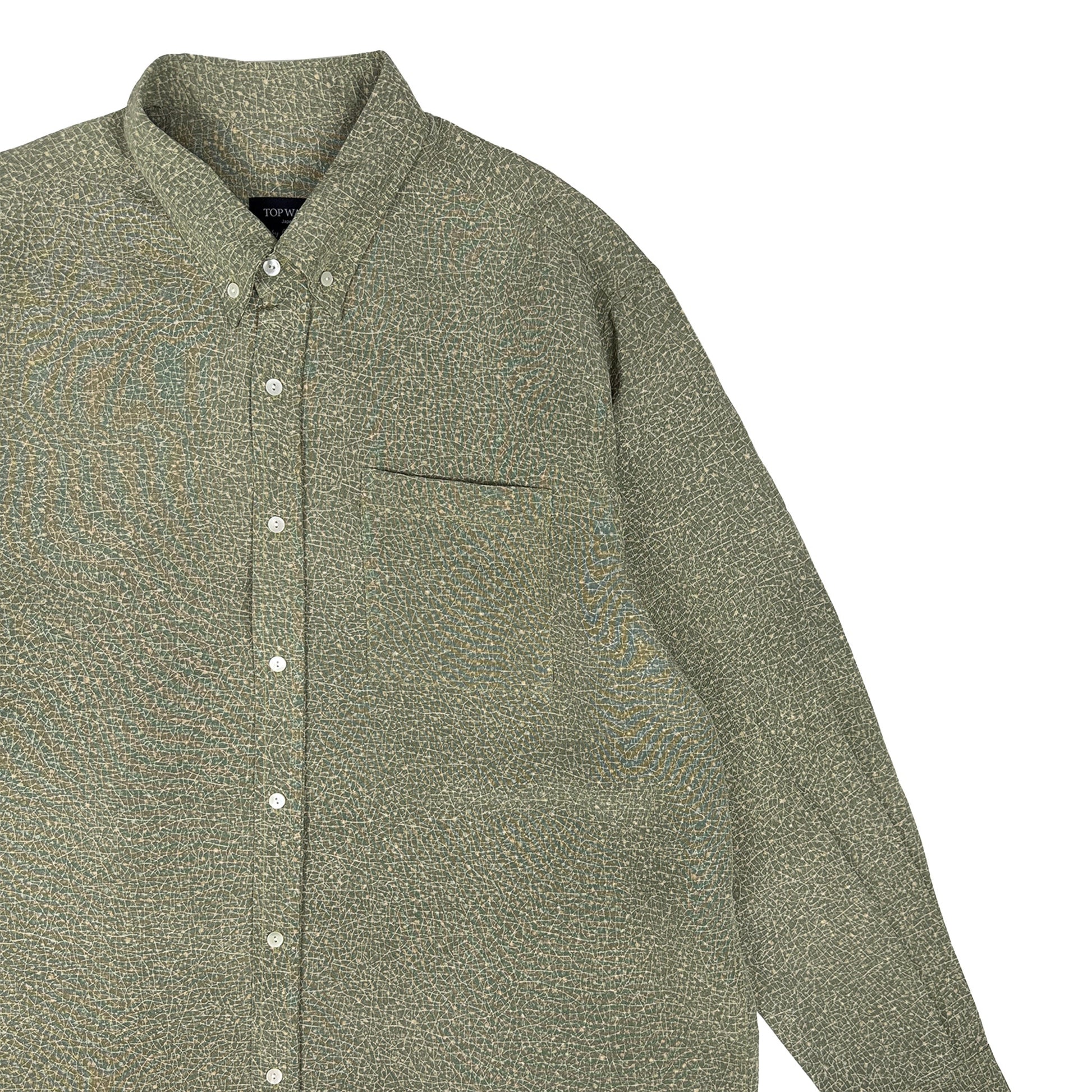 着物長袖シャツ メンズ XL LSVN-XL56-4