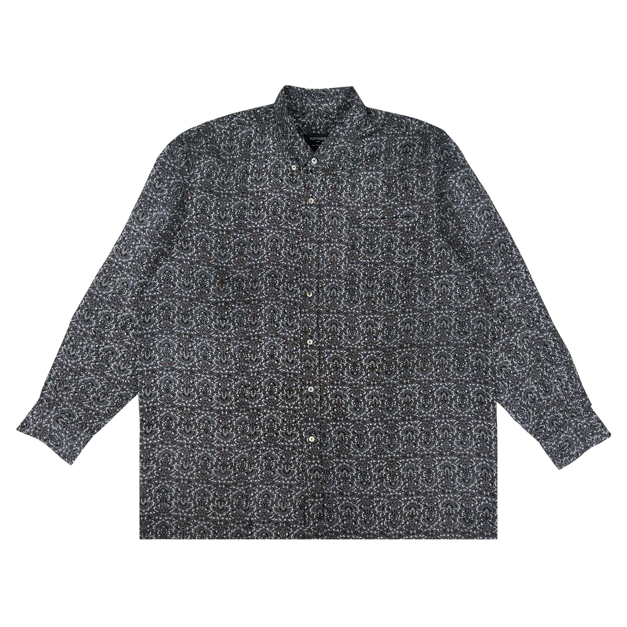 着物長袖シャツ メンズ XL LSVN-XL57