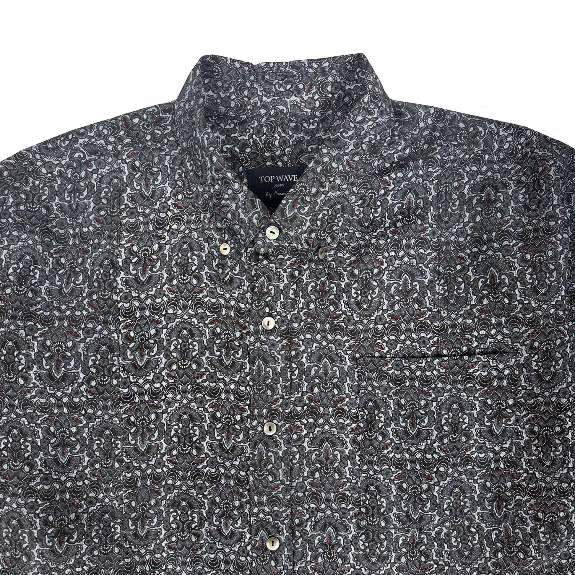 着物長袖シャツ メンズ XL LSVN-XL57-3