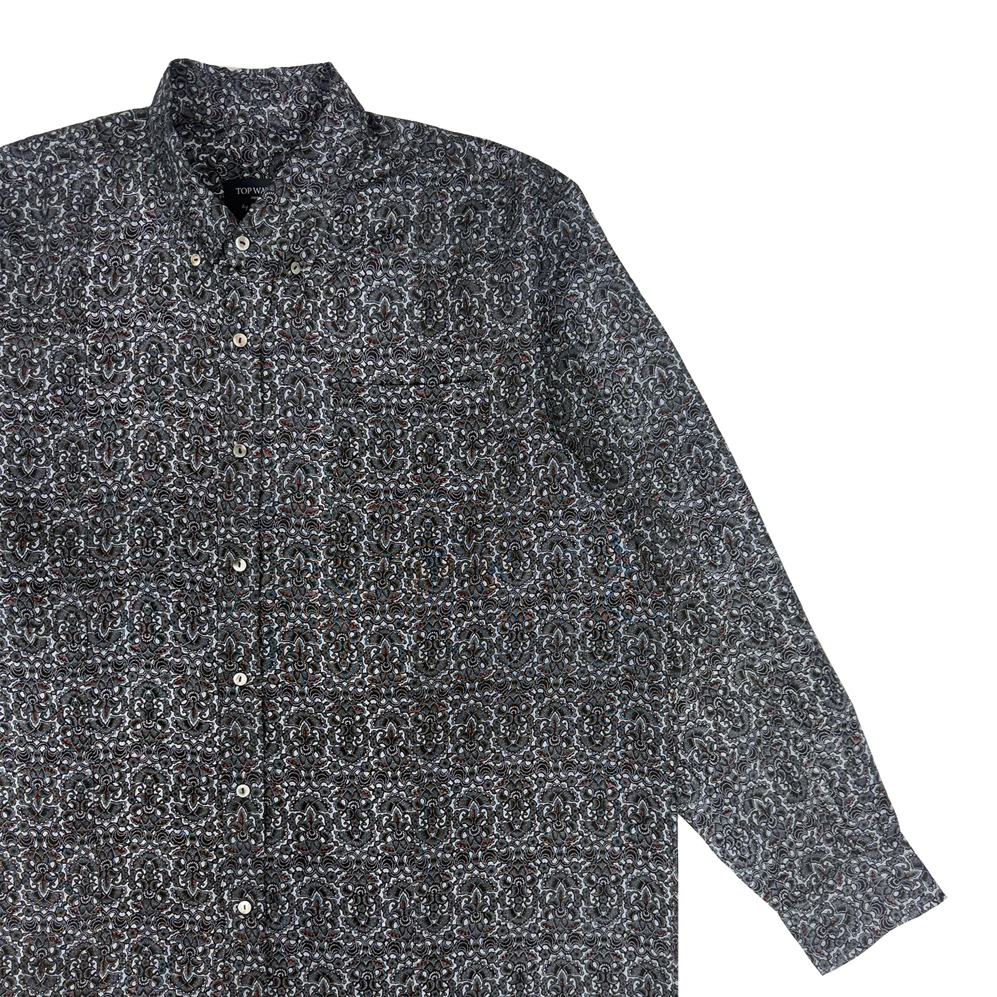 着物長袖シャツ メンズ XL LSVN-XL57-zoom-4