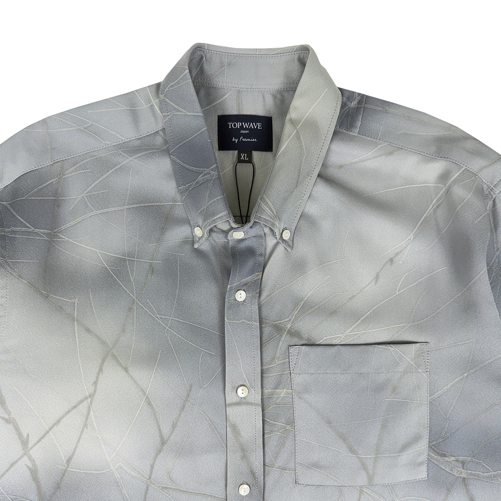 着物長袖シャツ メンズ XL LSVN-XL58-3