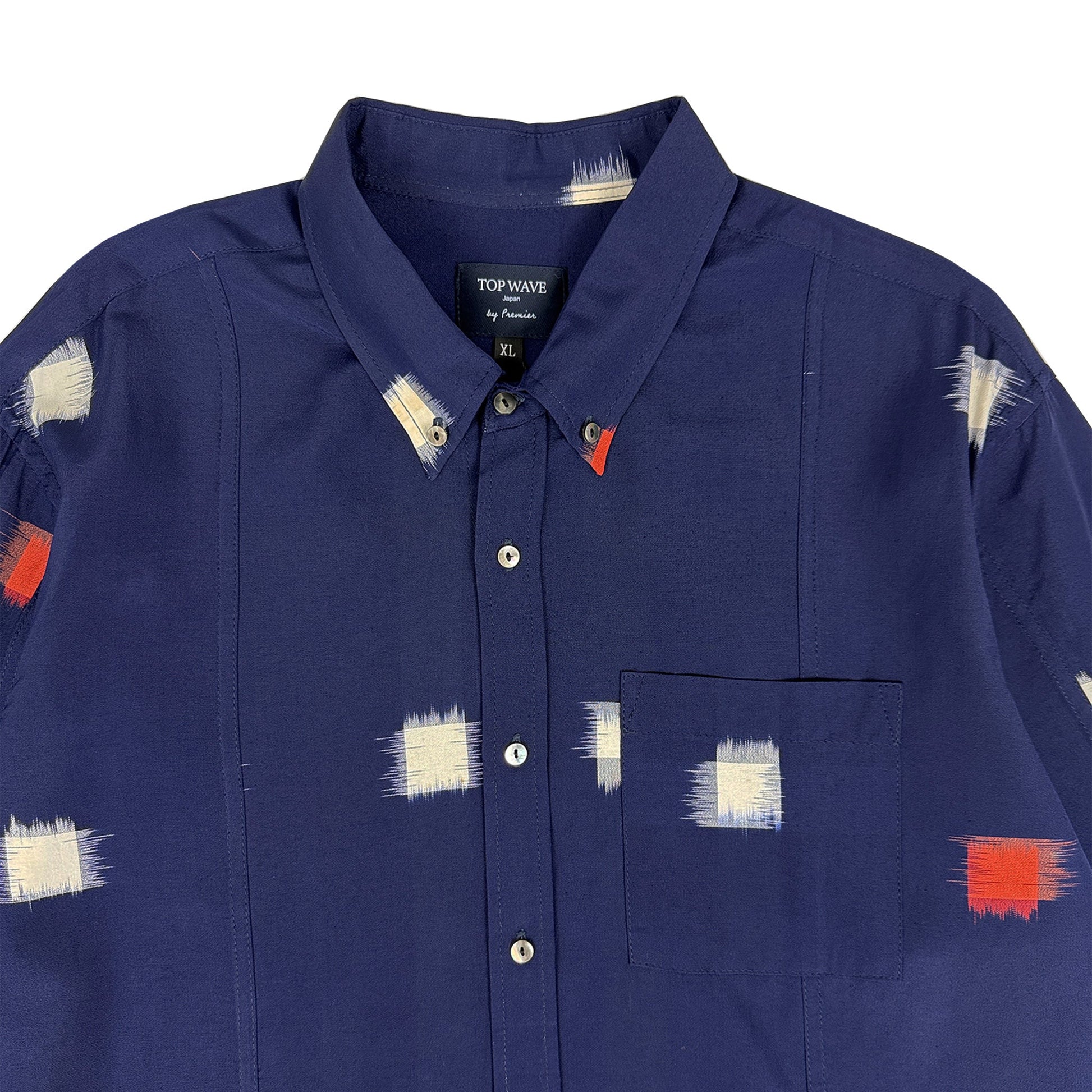 着物長袖シャツ メンズ XL LSVN-XL62-3