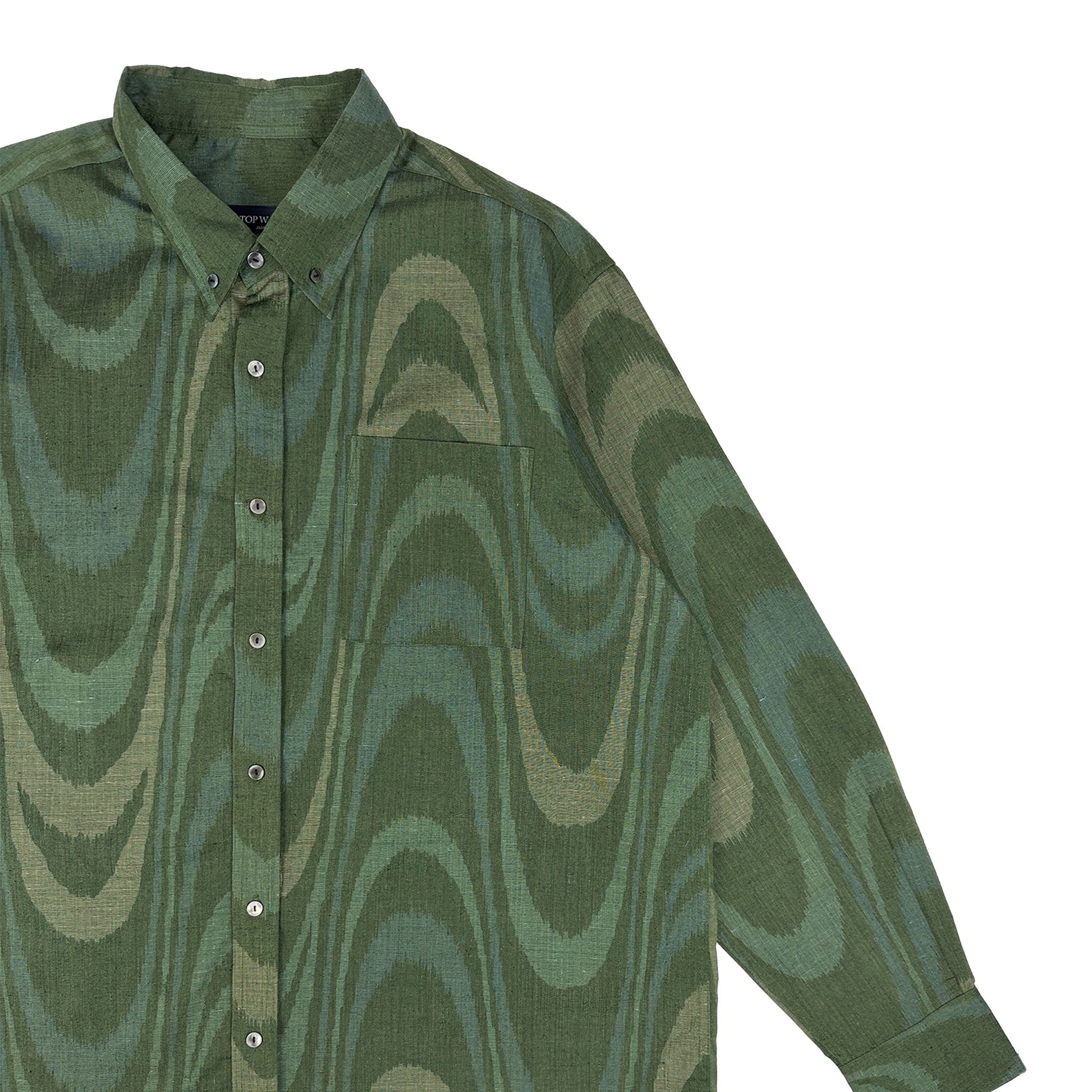 着物長袖シャツ メンズ XL LSVN-XL64-4