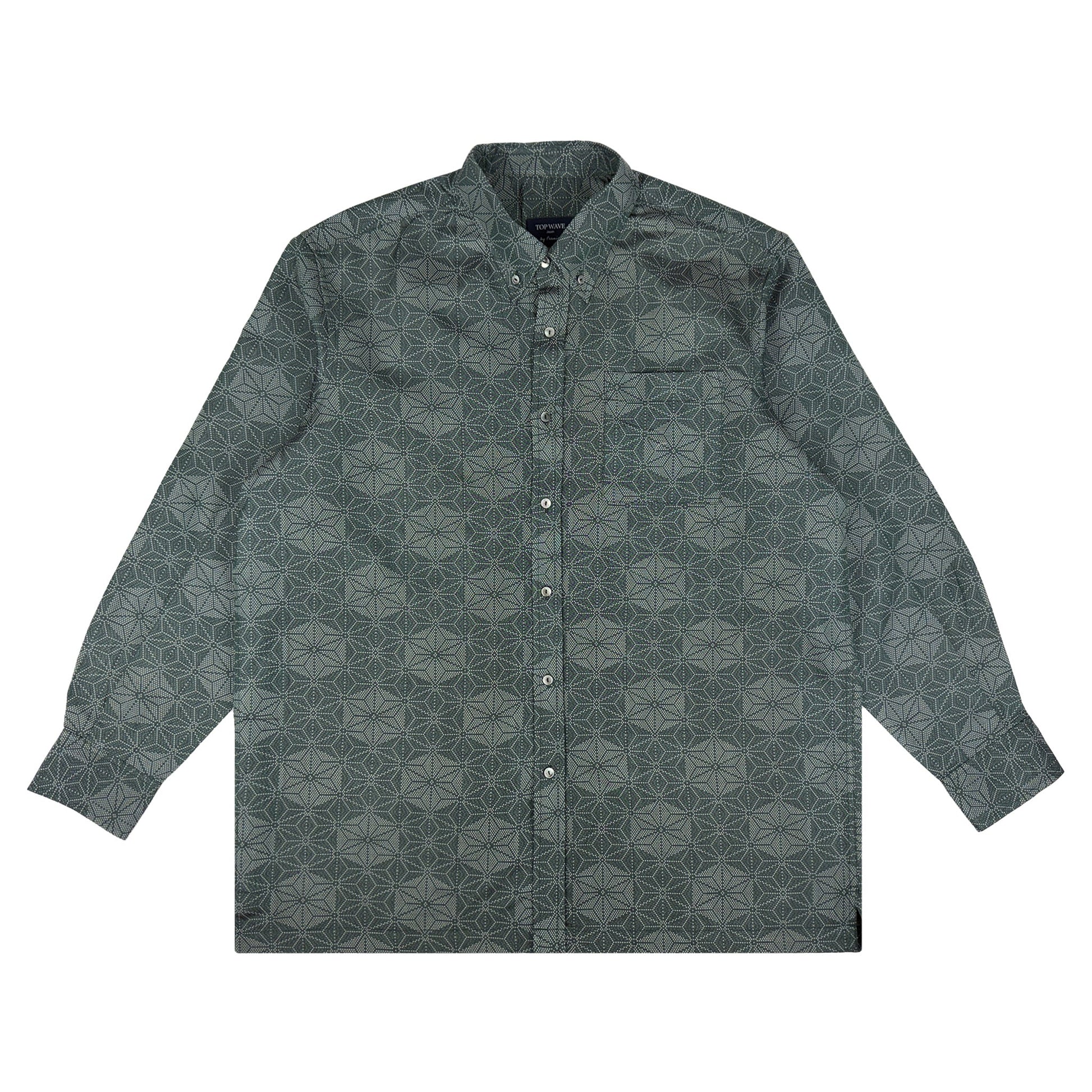 着物長袖シャツ メンズ XL LSVN-XL65-1