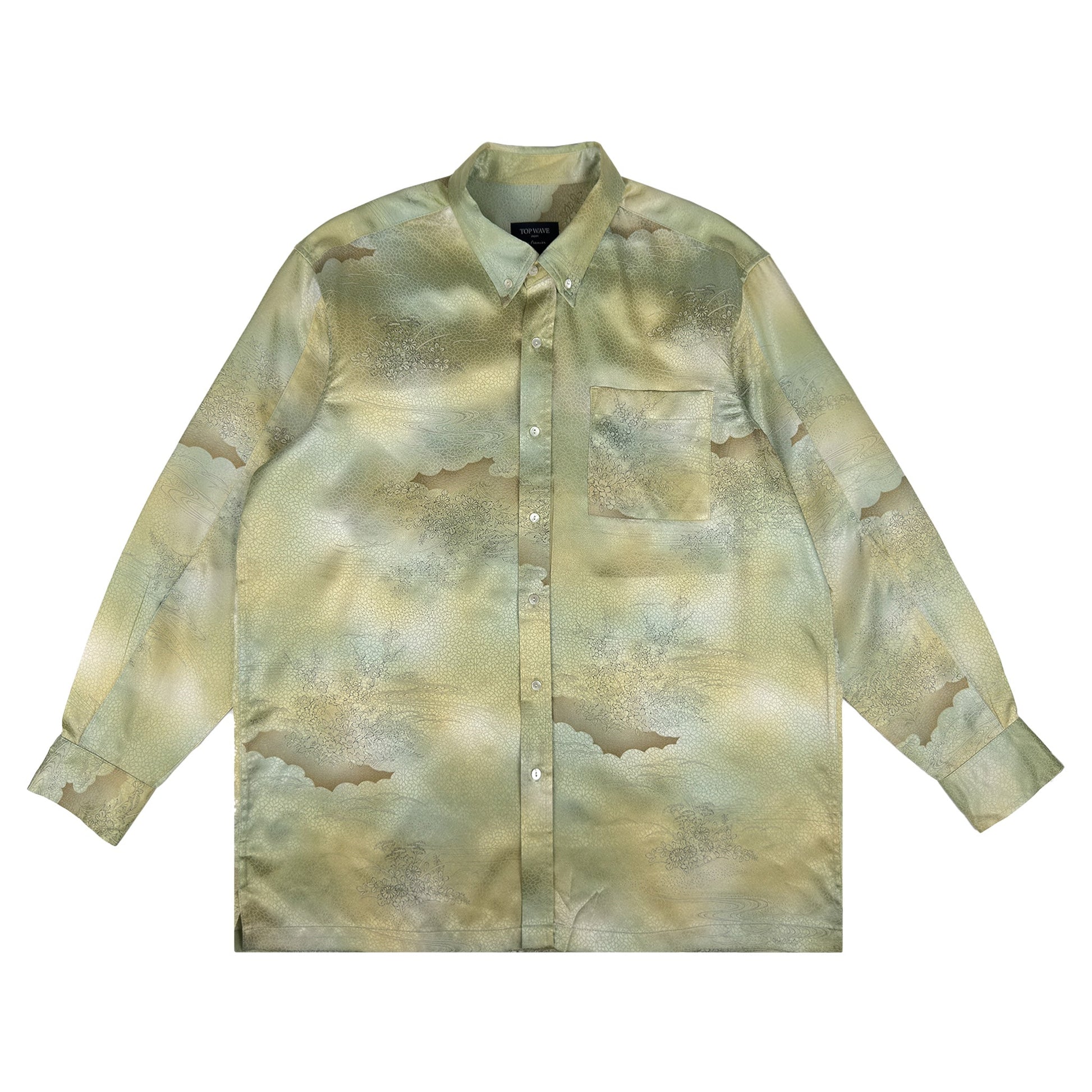 着物長袖シャツ メンズ XL LSVN-XL66-1