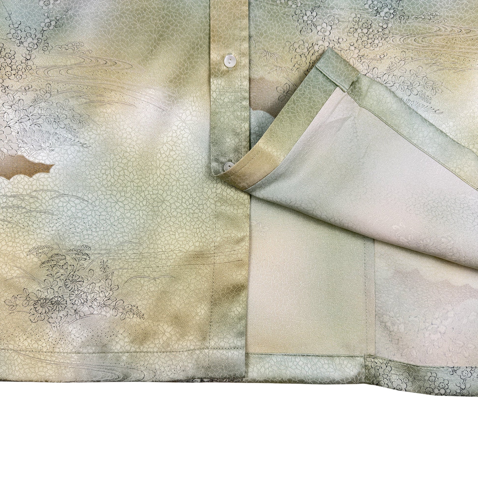 着物長袖シャツ メンズ XL LSVN-XL66-5