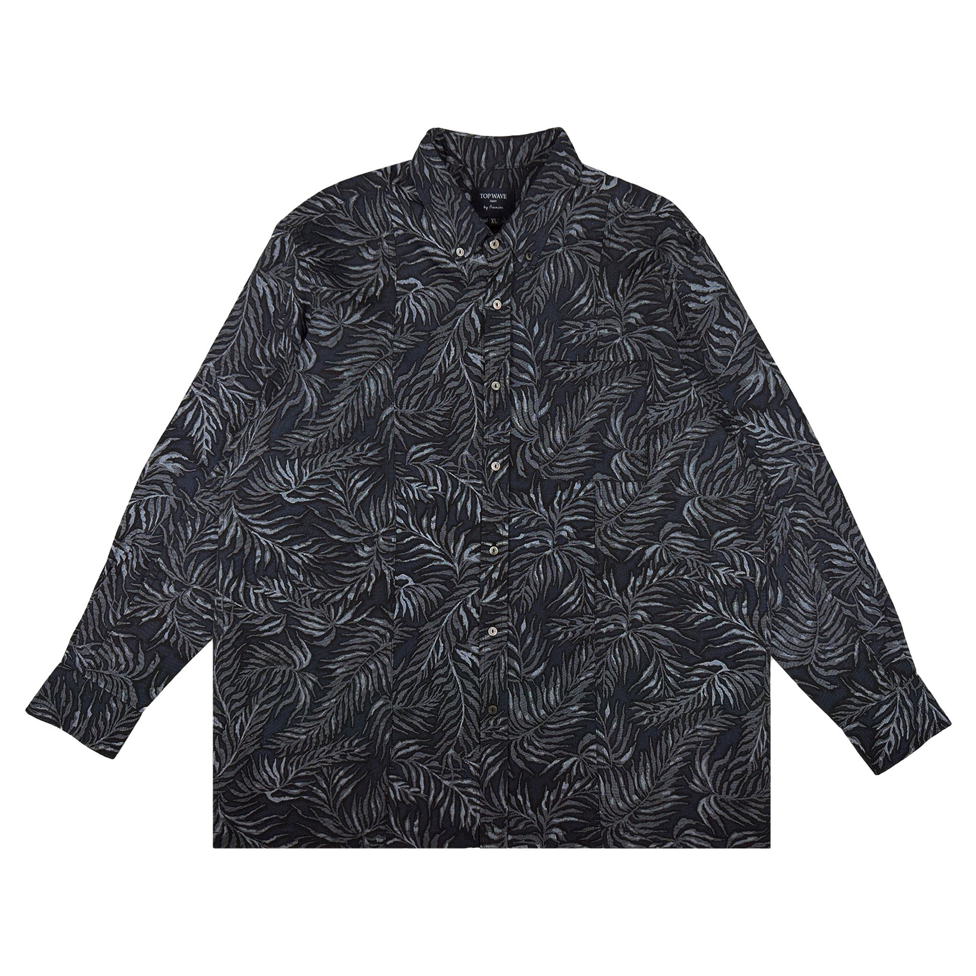 着物長袖シャツ メンズ XL LSVN-XL70-1