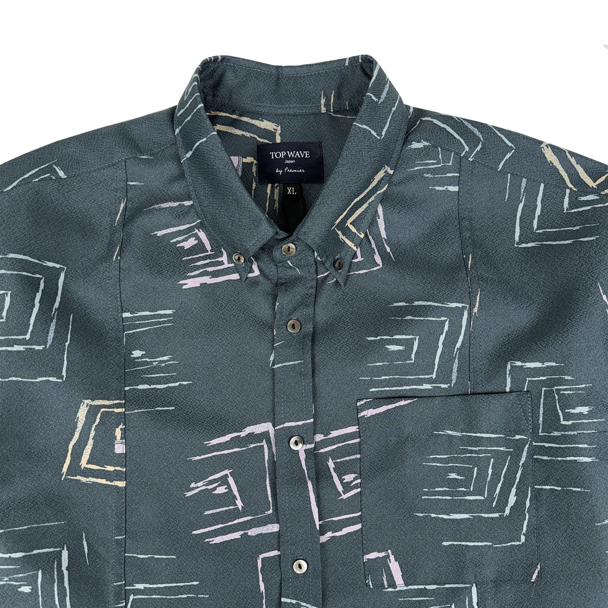 着物長袖シャツ メンズ XL LSVN-XL71-zoom-3