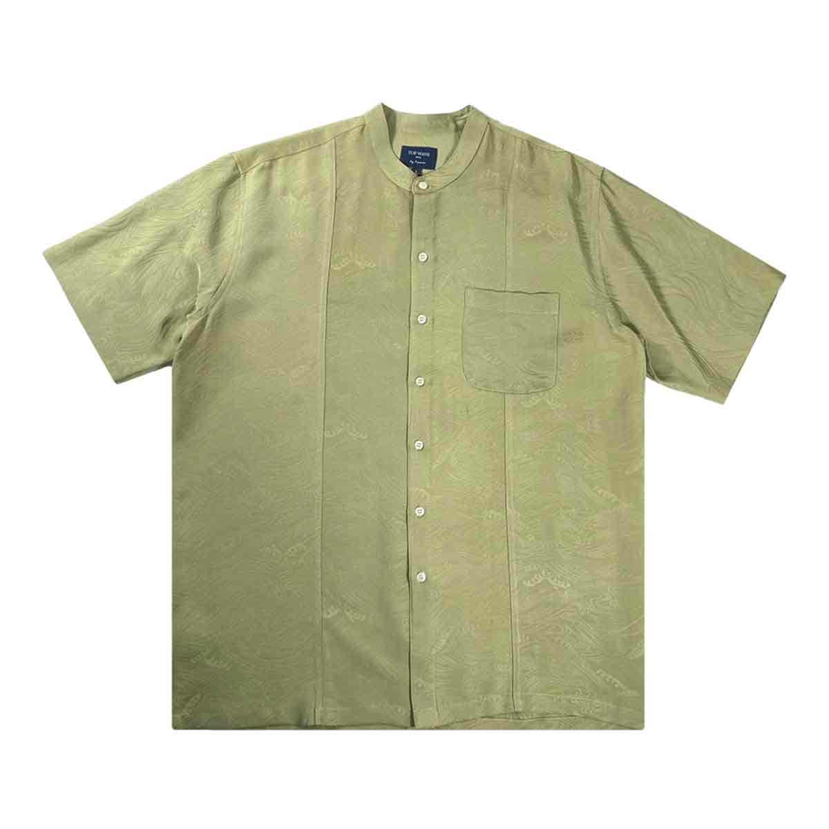 着物スタンドカラーシャツ メンズ L SCVN-L05