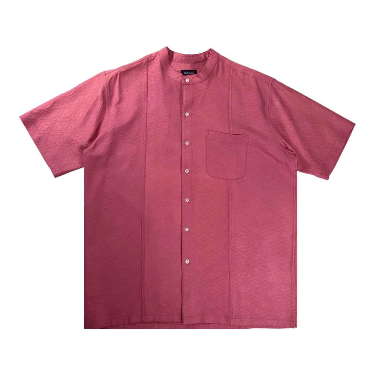 着物スタンドカラーシャツ メンズ L SCVN-L08-zoom-1