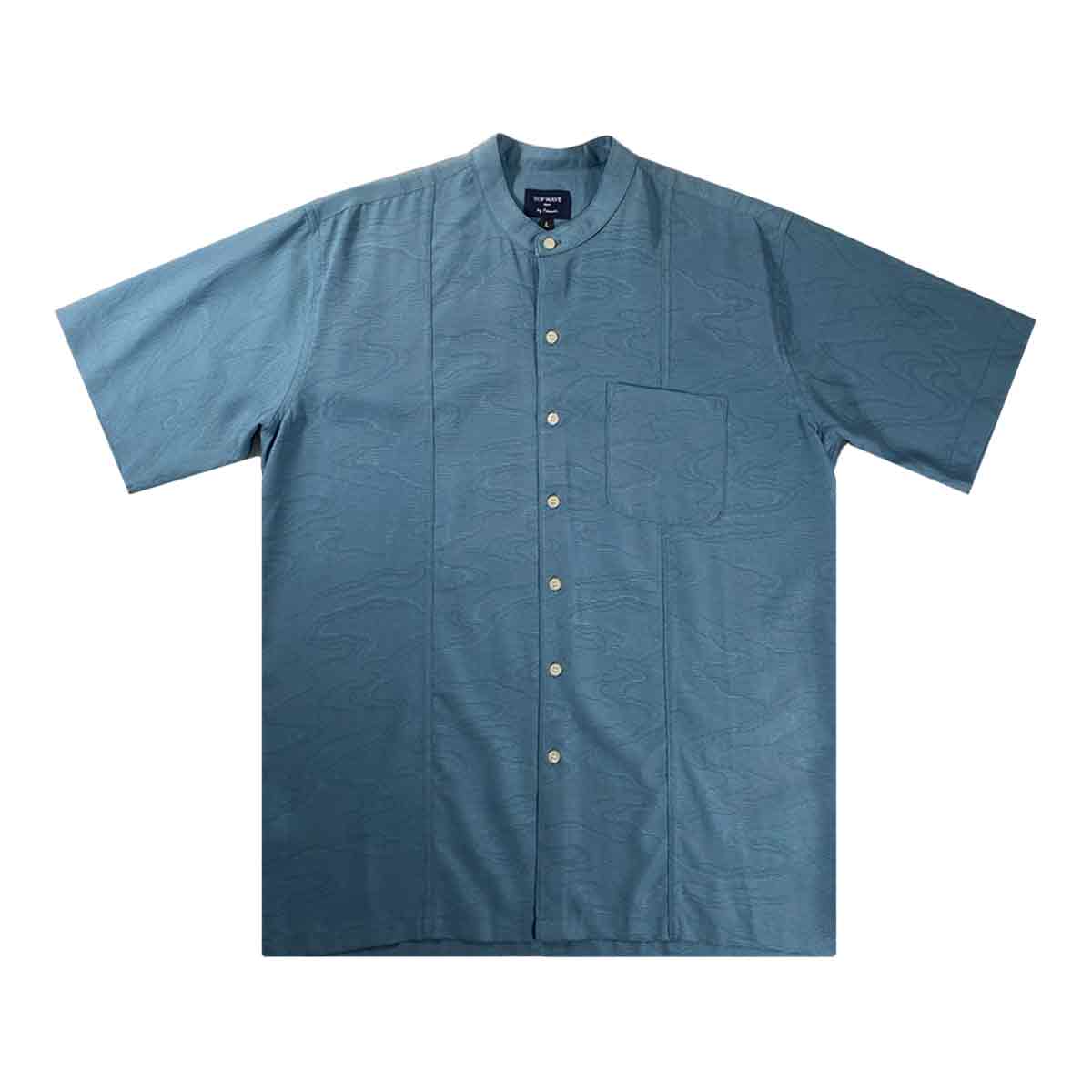 着物スタンドカラーシャツ メンズ L SCVN-L12