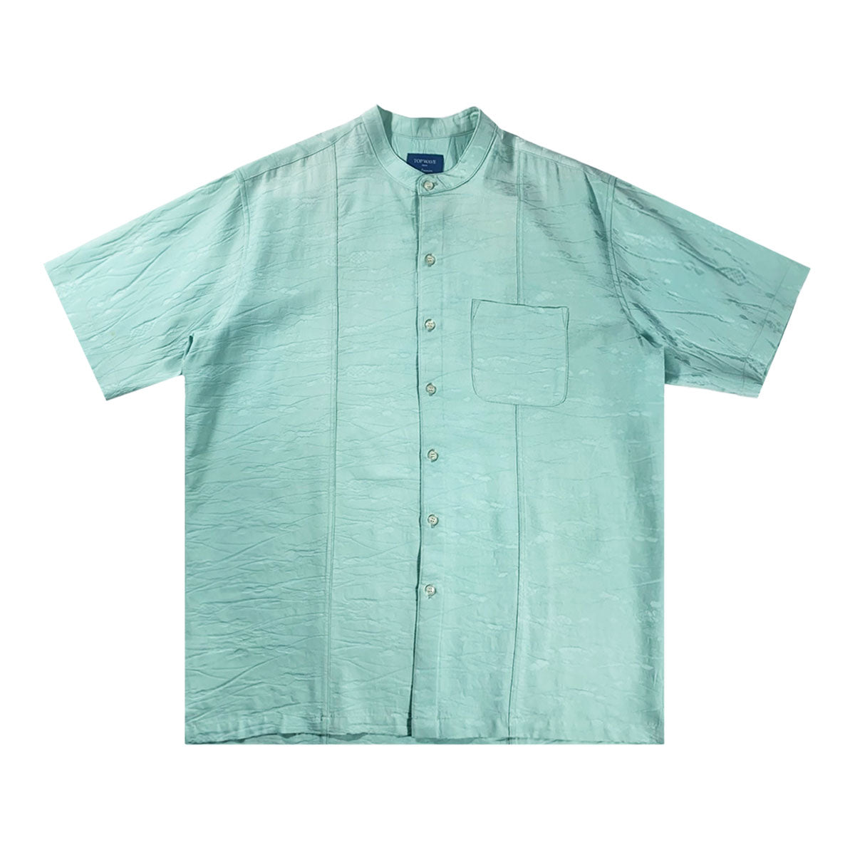 着物スタンドカラーシャツ メンズ L SCVN-L20-zoom-1