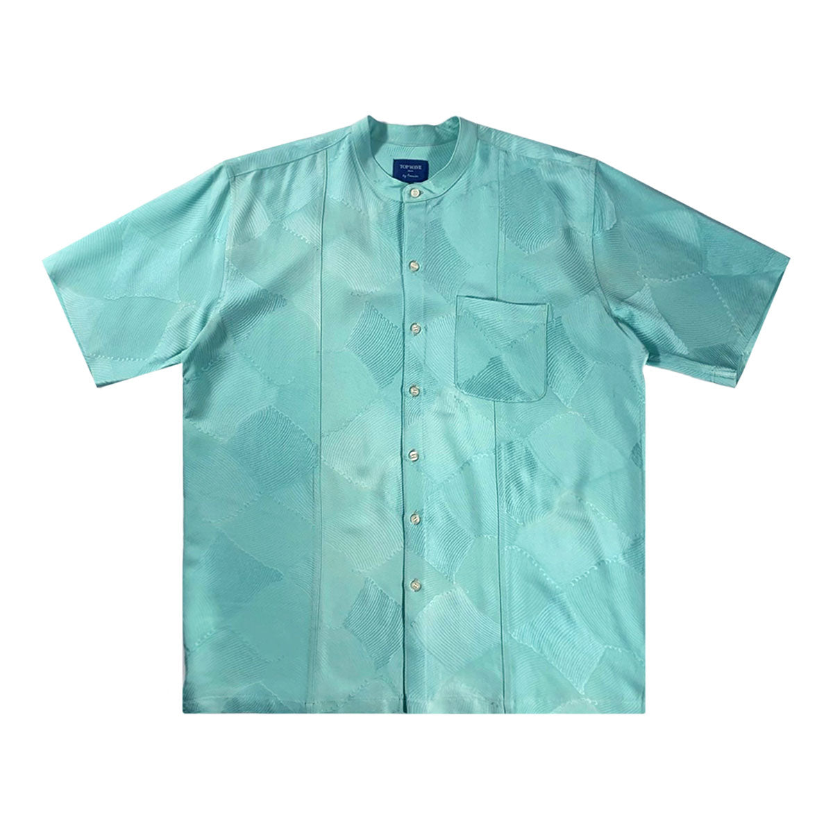 着物スタンドカラーシャツ メンズ L SCVN-L36-1