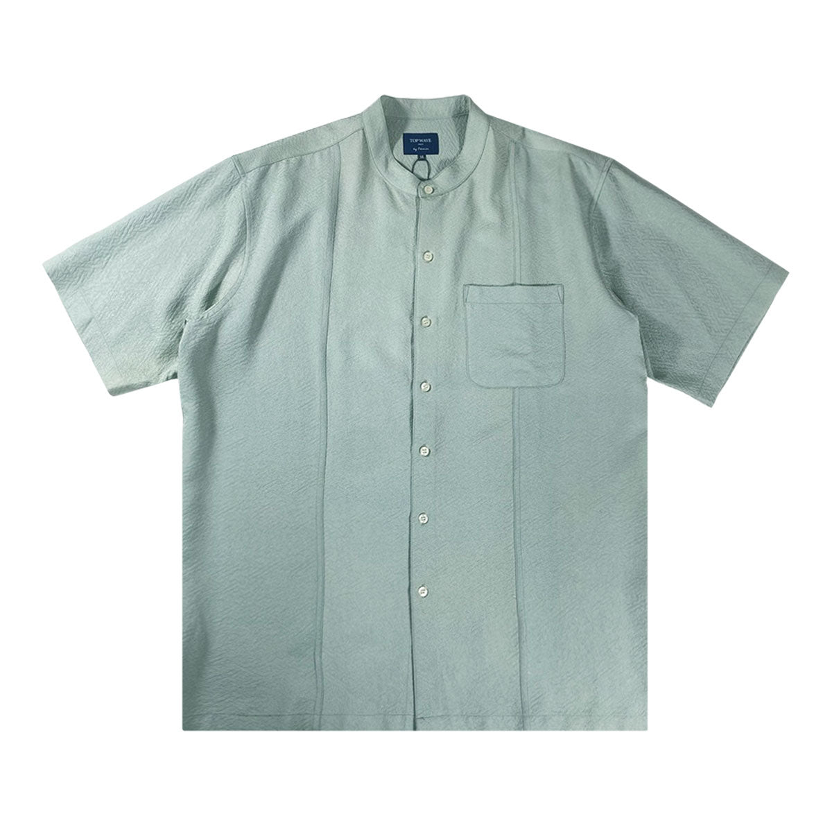 着物スタンドカラーシャツ メンズ XL SCVN-XL38