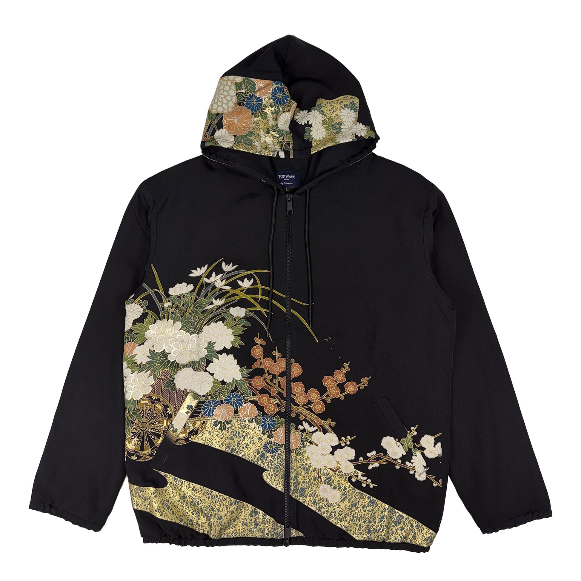 着物パーカー メンズ L ZHKH-L04-1